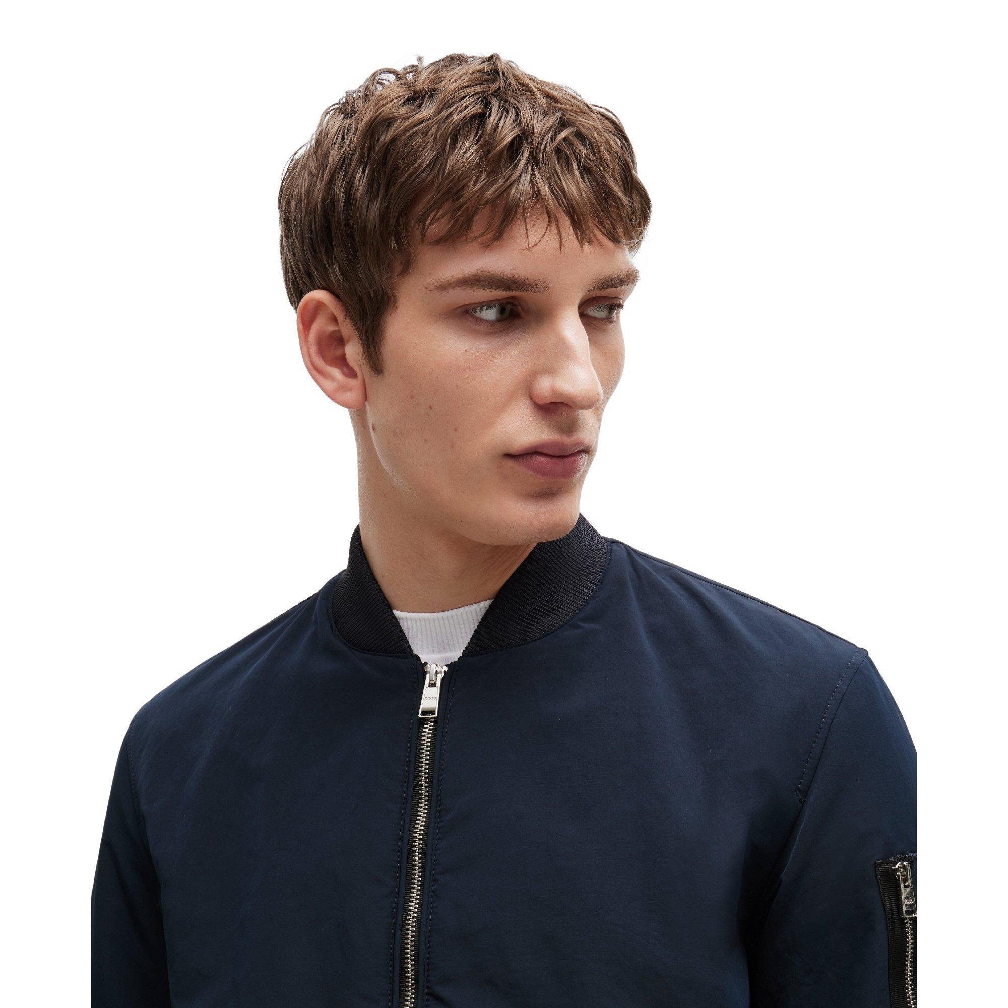 Blue - Boss - Men's H Comber Formal Coat - 4