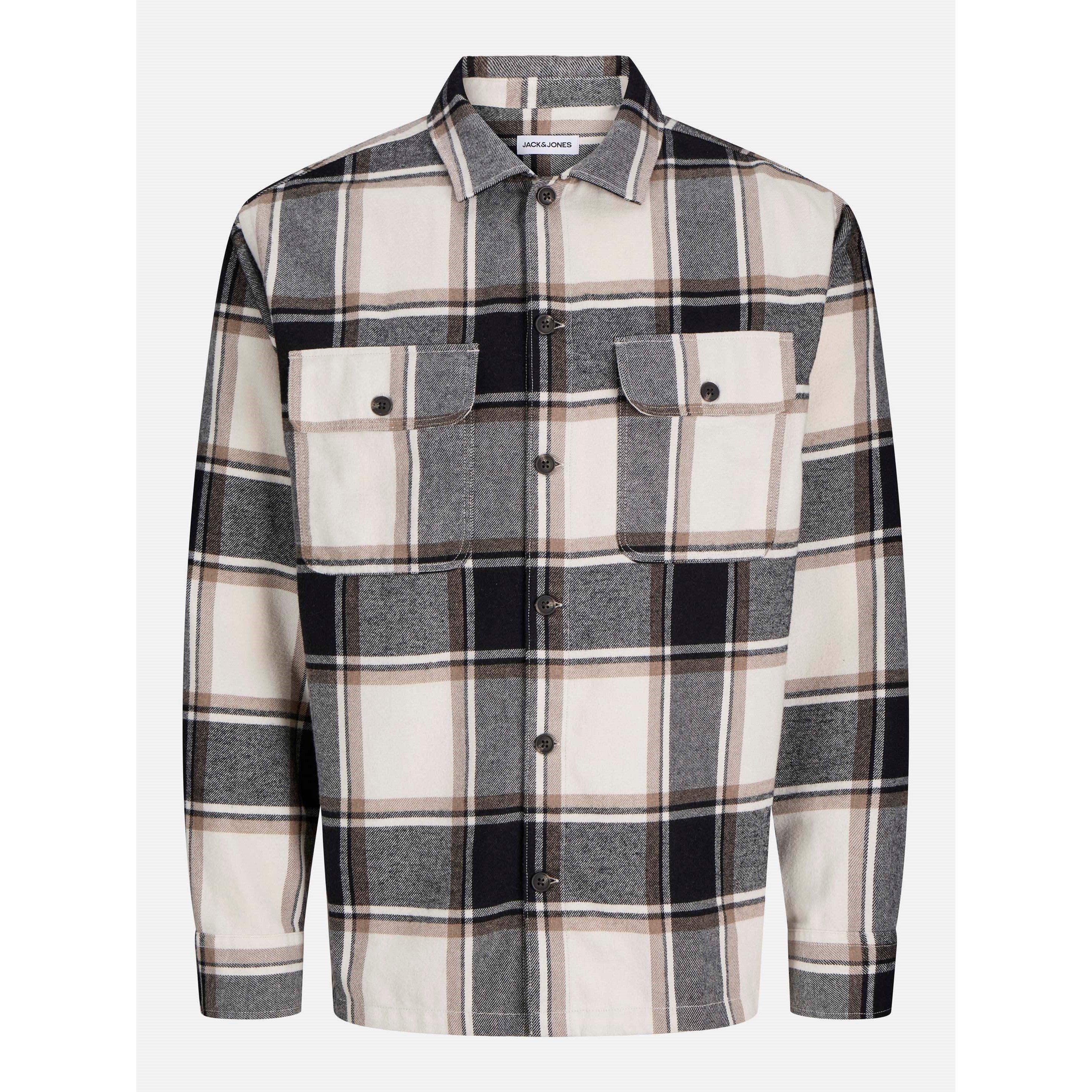Jack And Jones Men's Charge Overshirt - Crockery - S