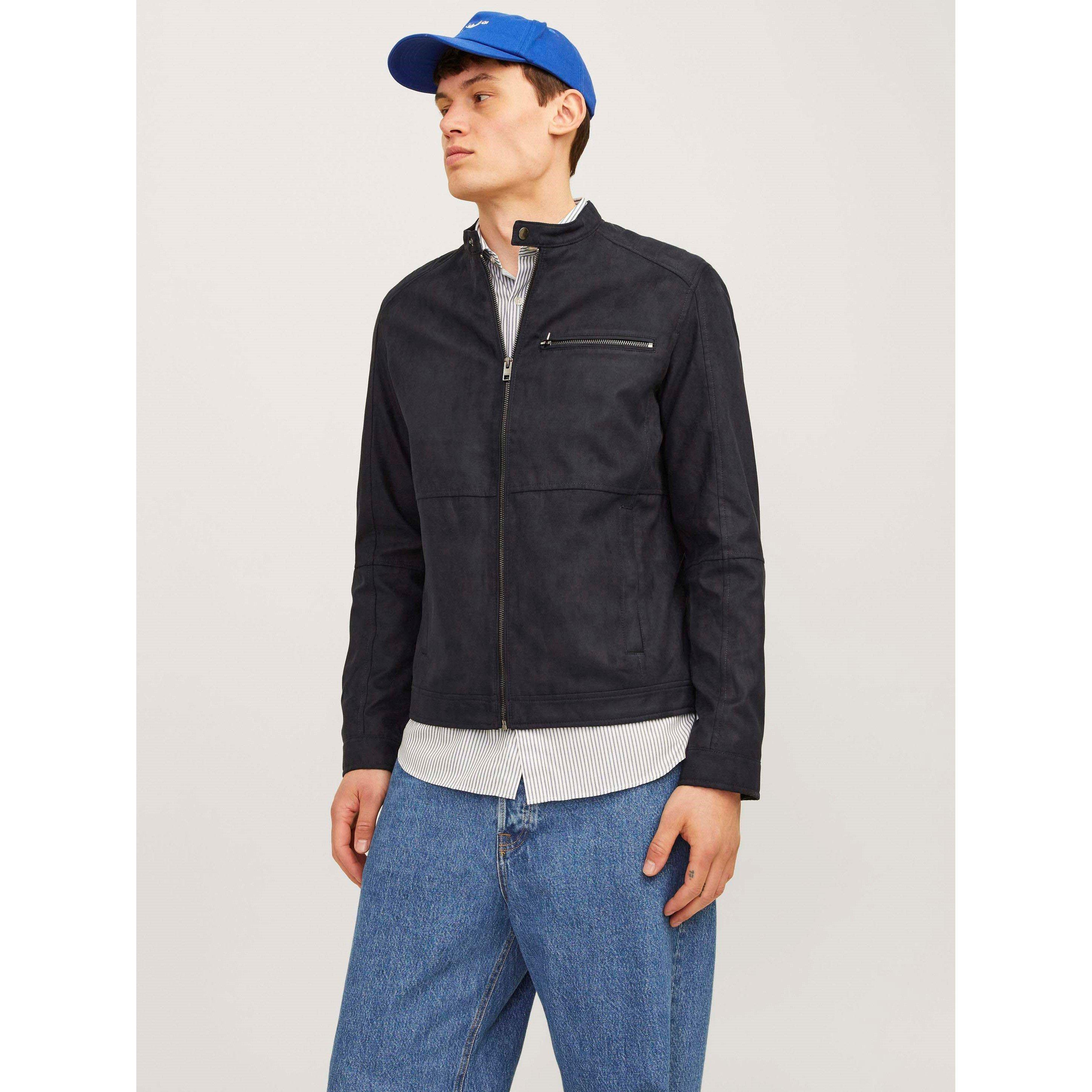 Tiefschwarz - Jack and Jones - Dylan Biker Jacket Mens - 2