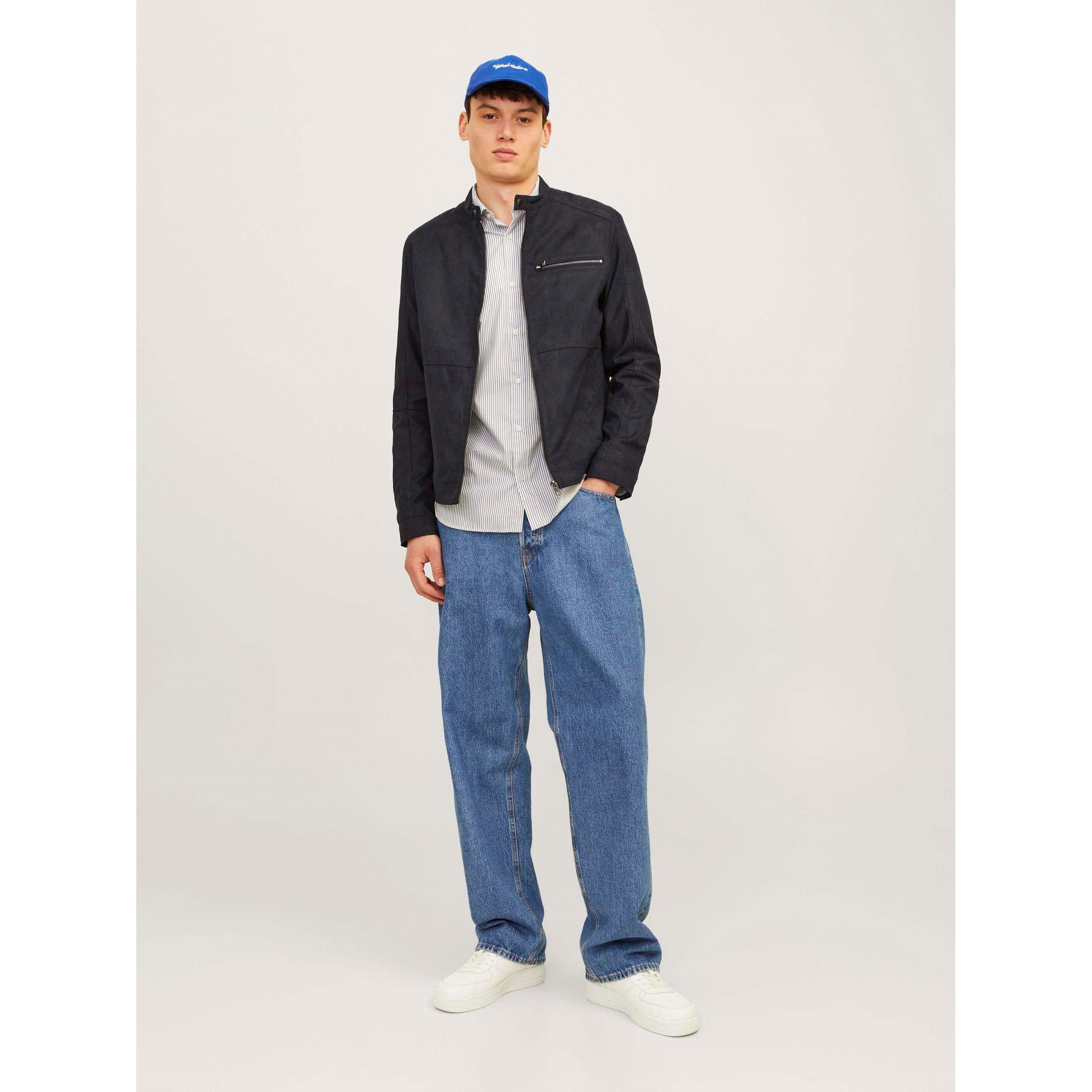 Tiefschwarz - Jack and Jones - Dylan Biker Jacket Mens - 7