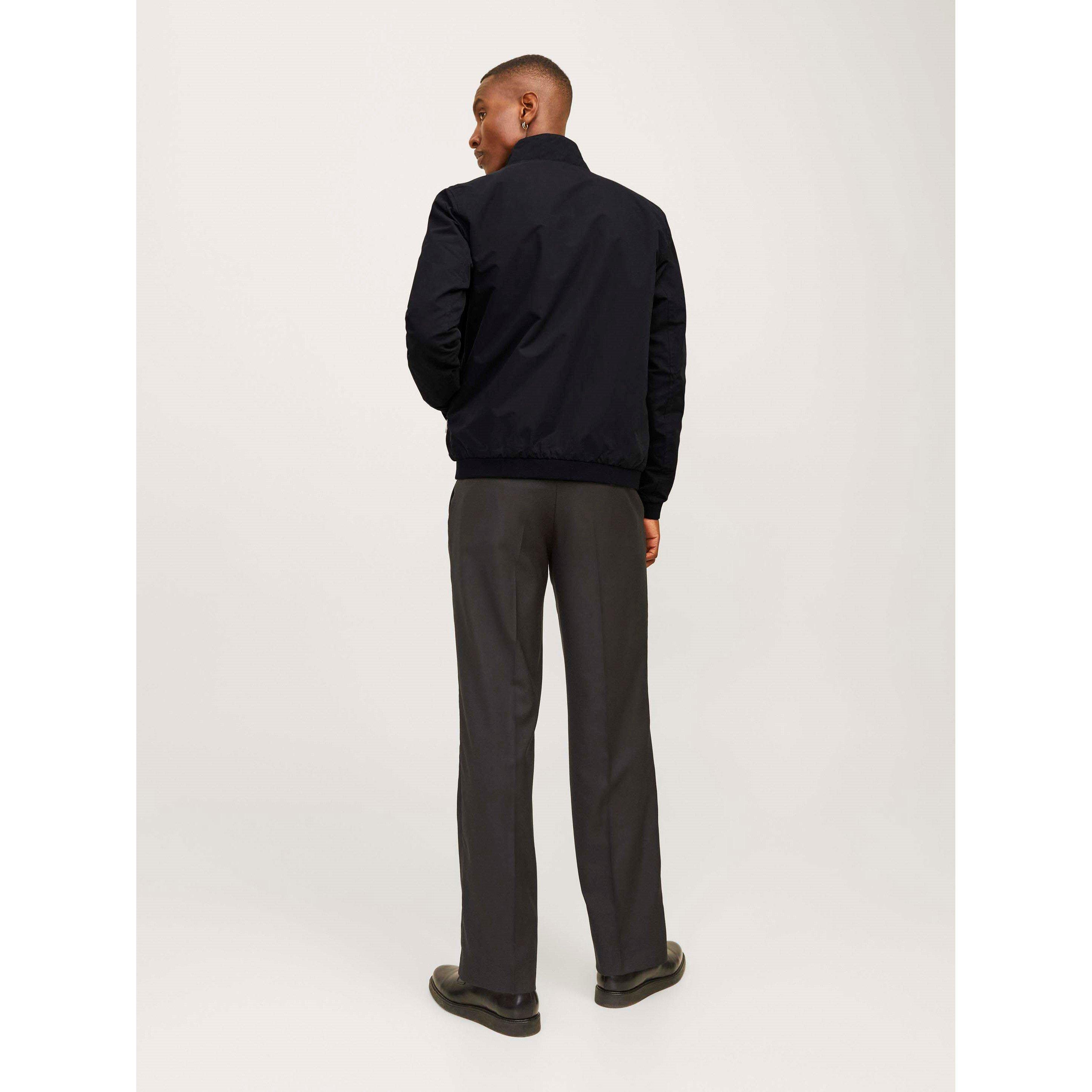 Black - Jack and Jones - Rush Harrington Bomber Jacket Mens - 3