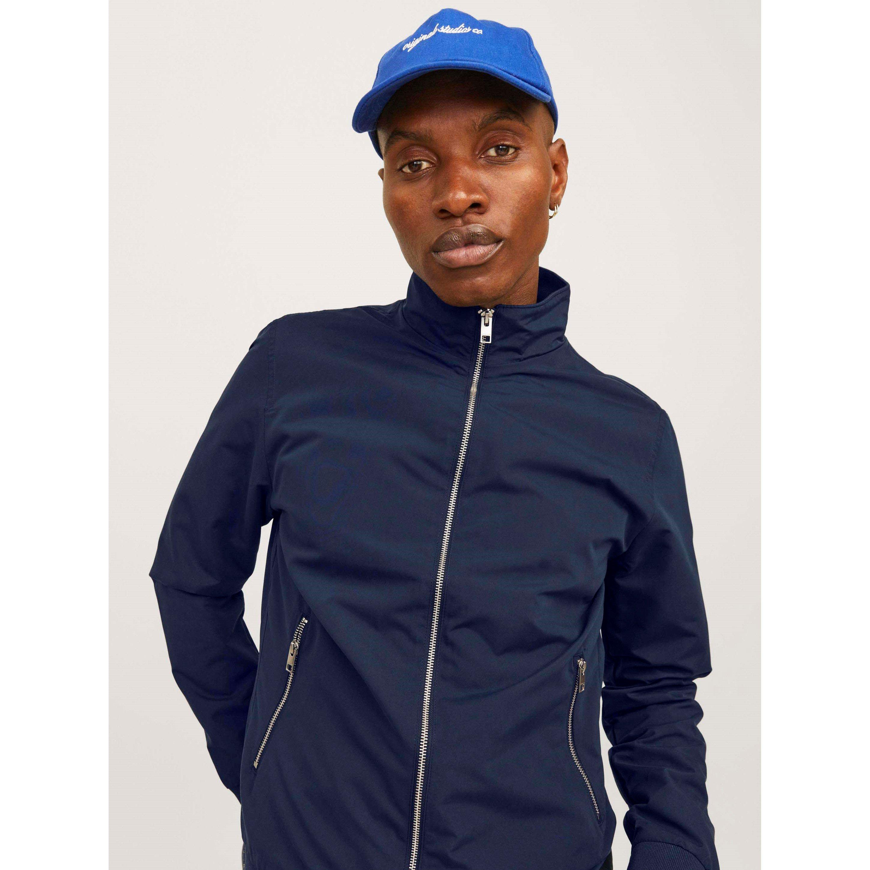 Navy Blazer - Jack and Jones - Rush Harrington Bomber Jacket Mens - 6