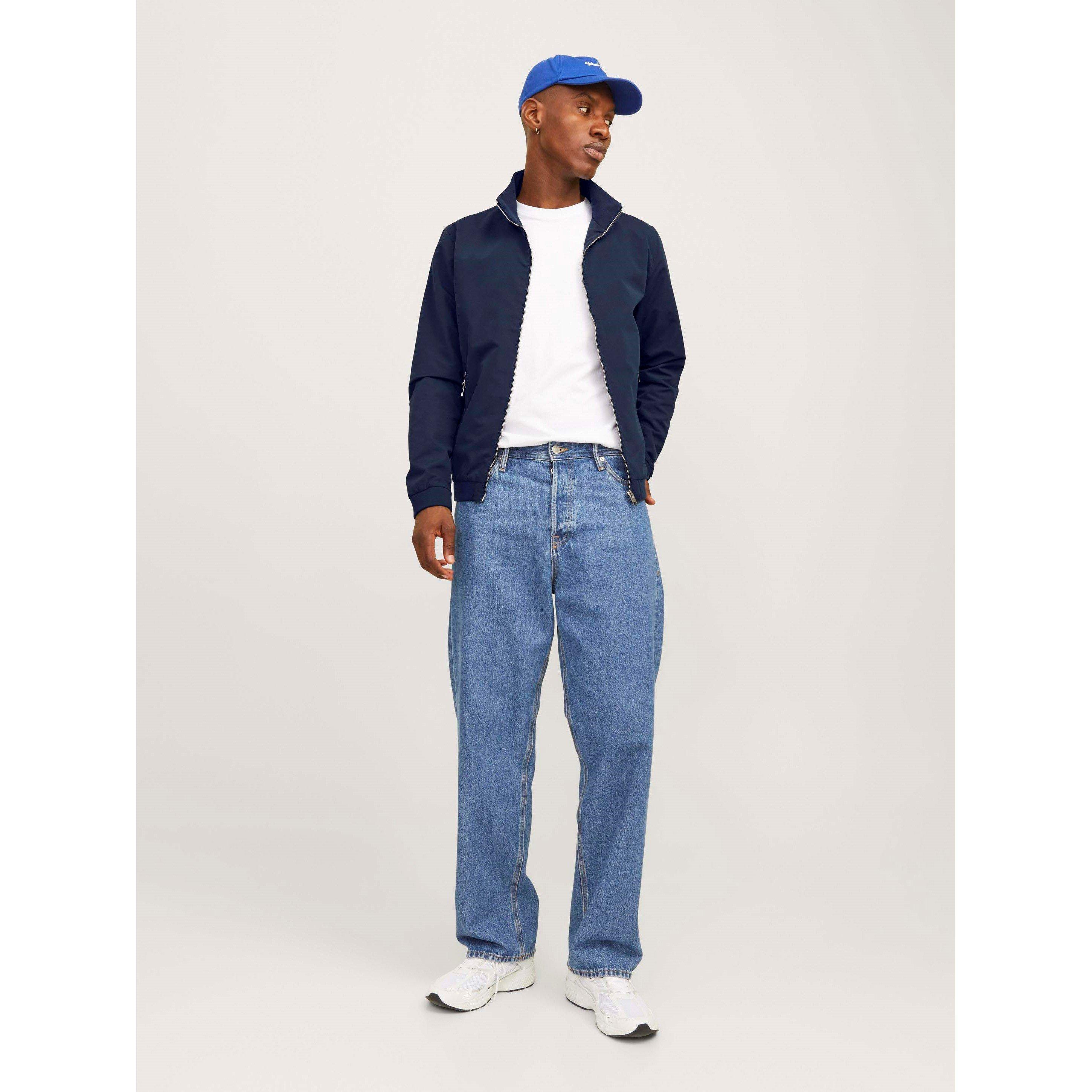 Navy Blazer - Jack and Jones - Rush Harrington Bomber Jacket Mens - 7