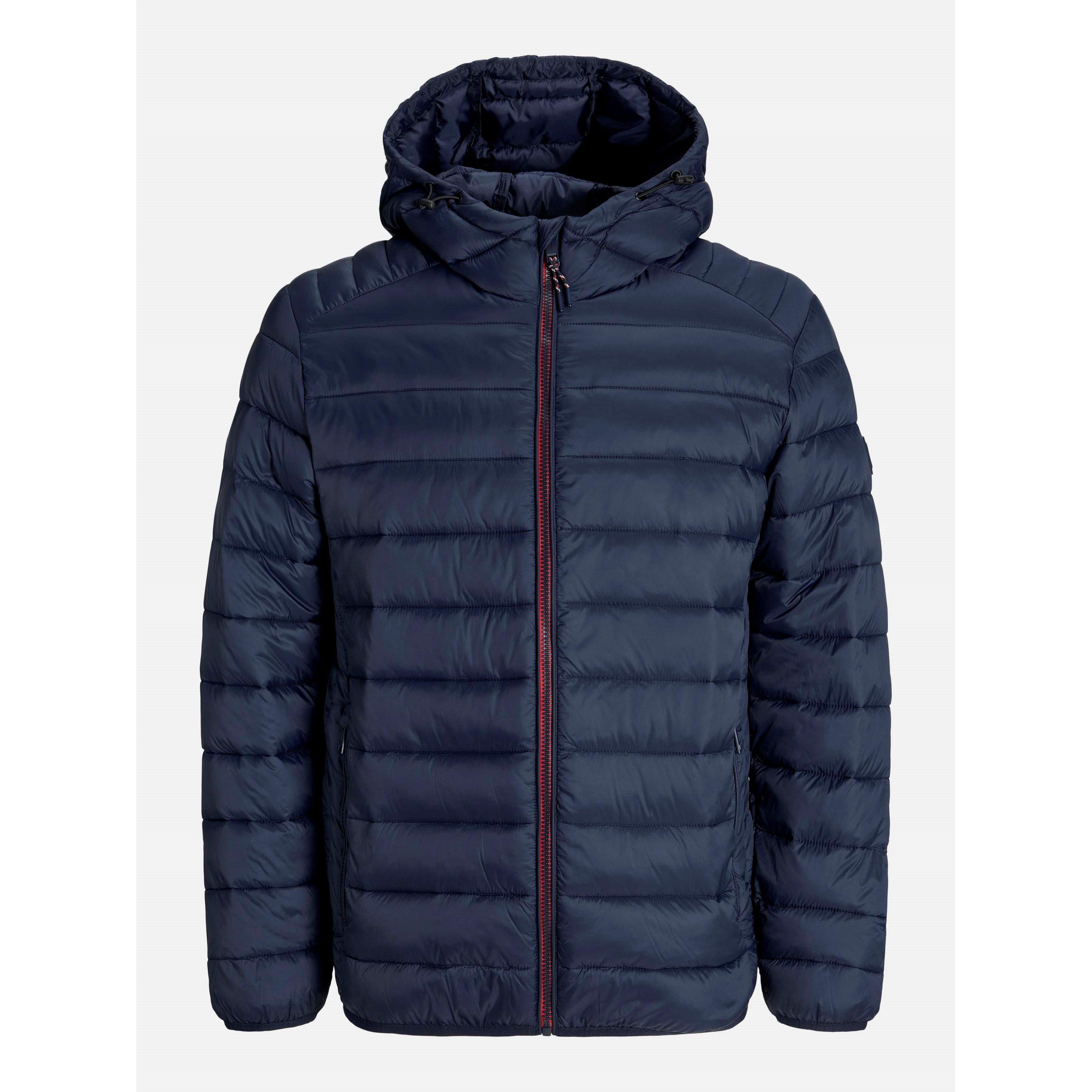 Jack And Jones Men's Bradley Hooded Puffer - Sky Captain - S