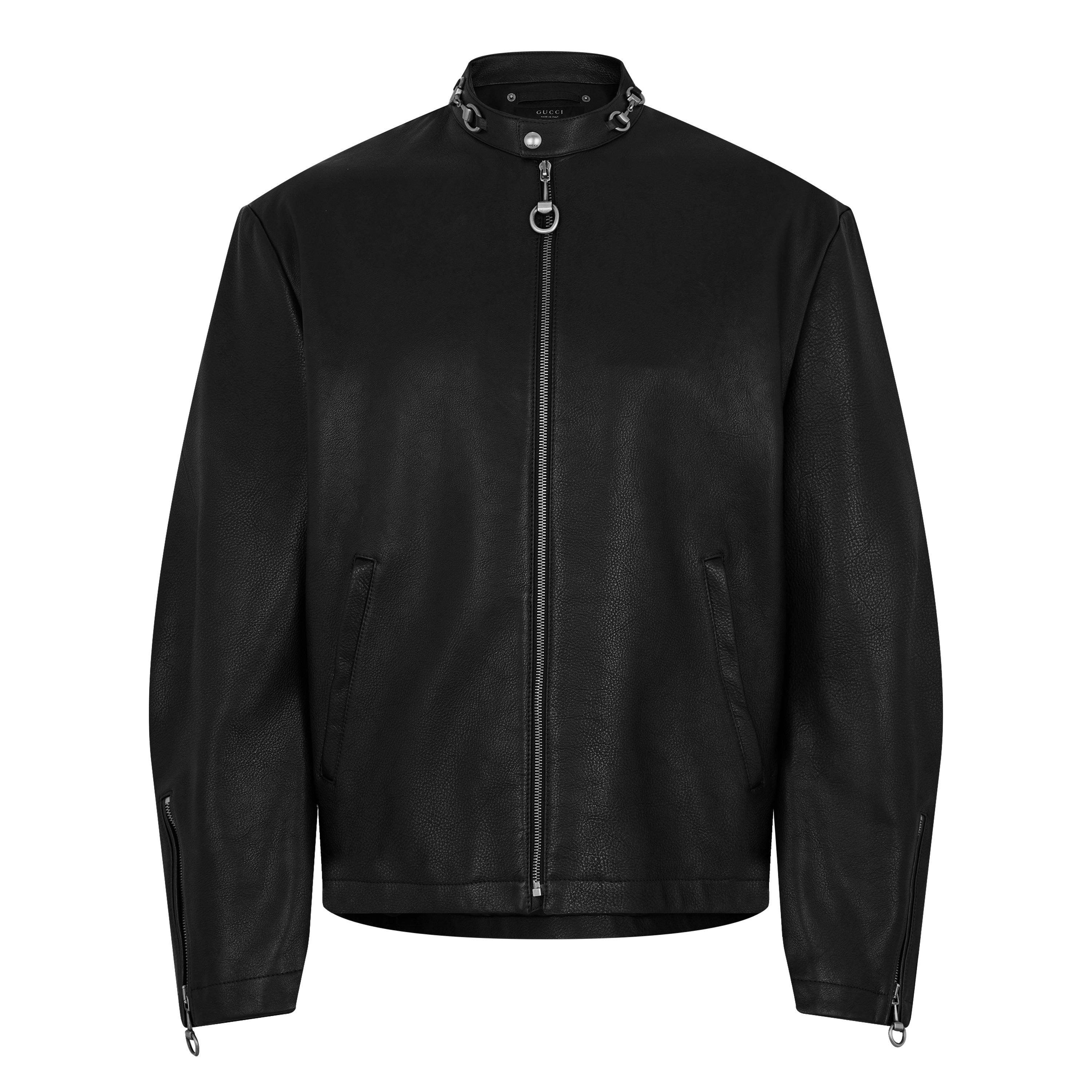 Gucci Men's Leather Jacket | Flannels