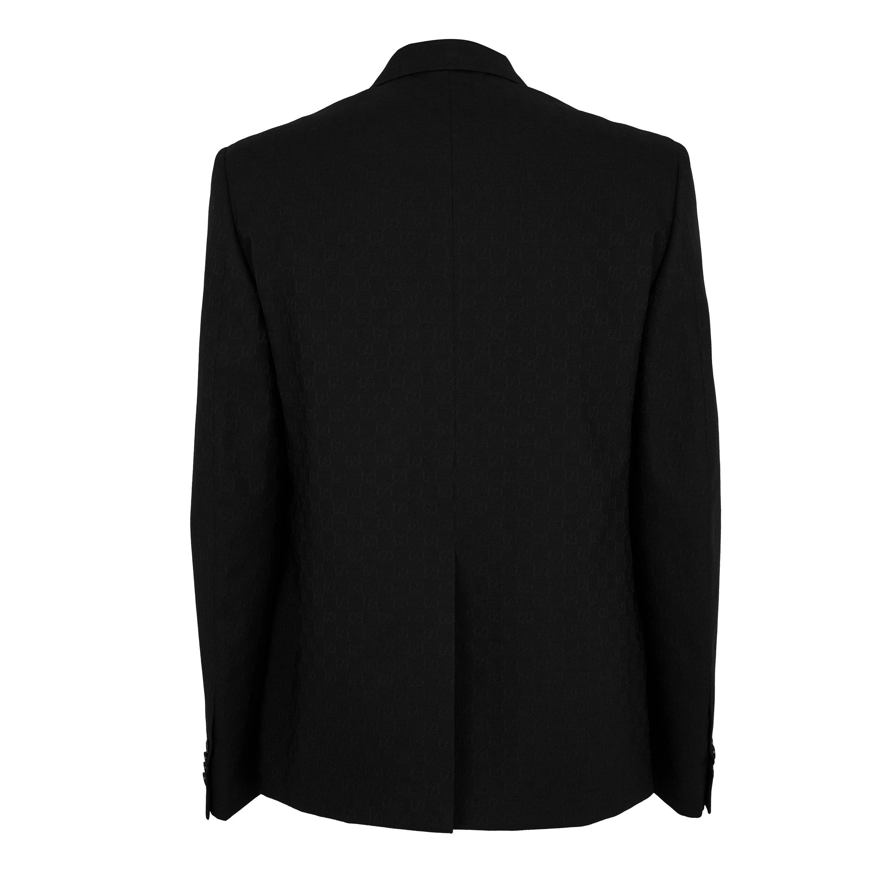 Black - Gucci - Gucci Wool Jacket Sn62 - 2