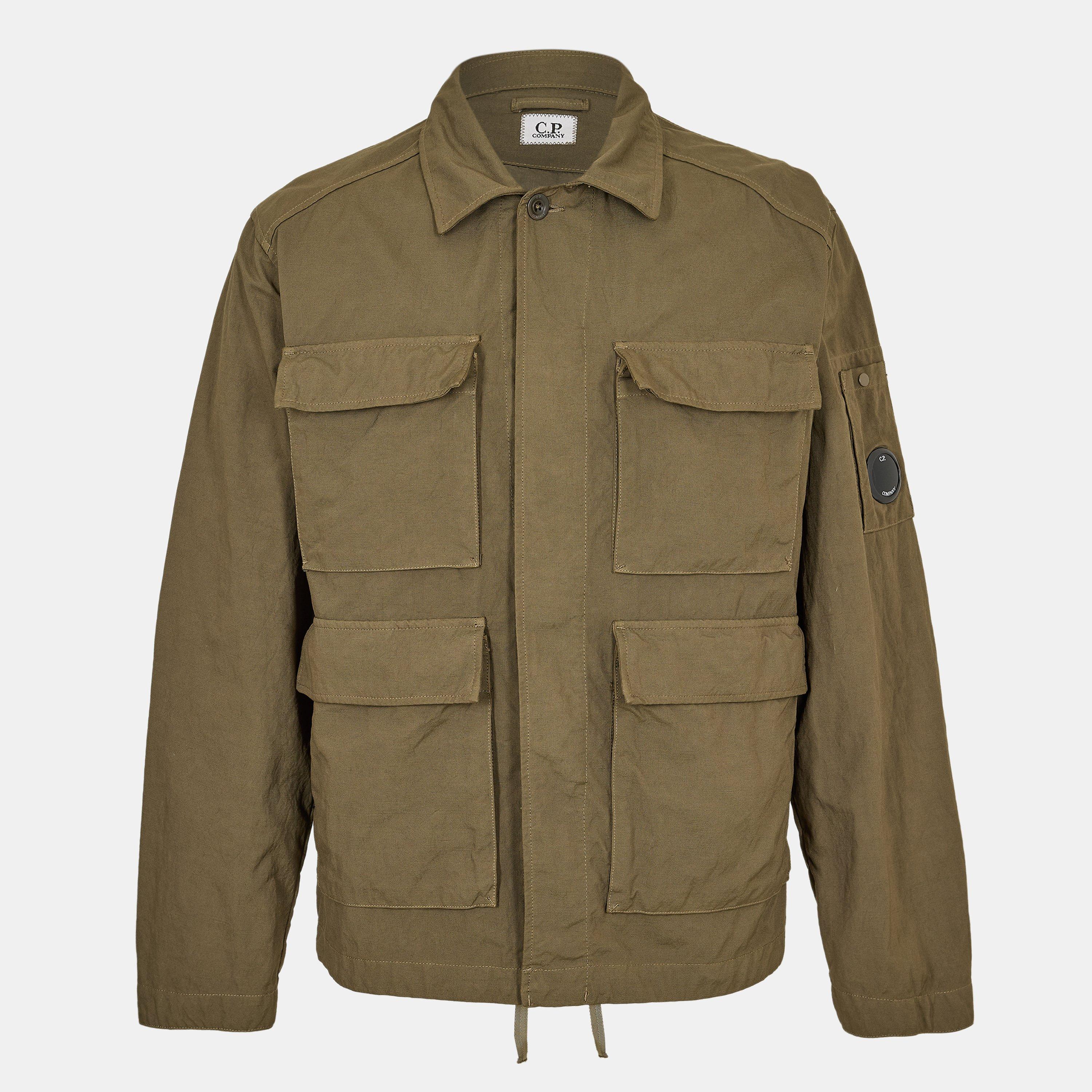 C.P. Company カーキジャケット Lサイズ CP Company Men's Explorer Hooded Long Sleeve Parka | Flannels