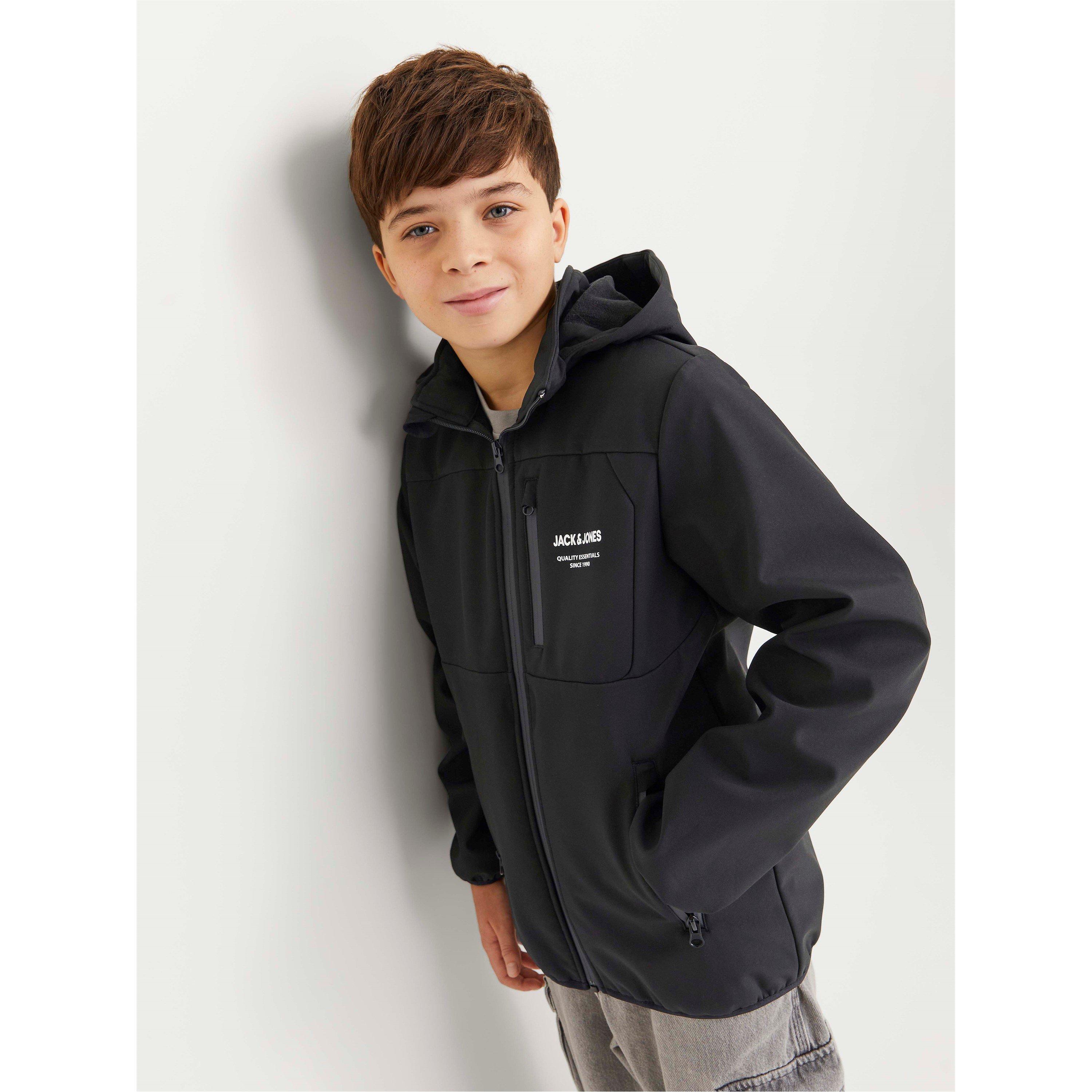 Schwarz - Jack and Jones - Theo Softshell Jacket Junior - 6
