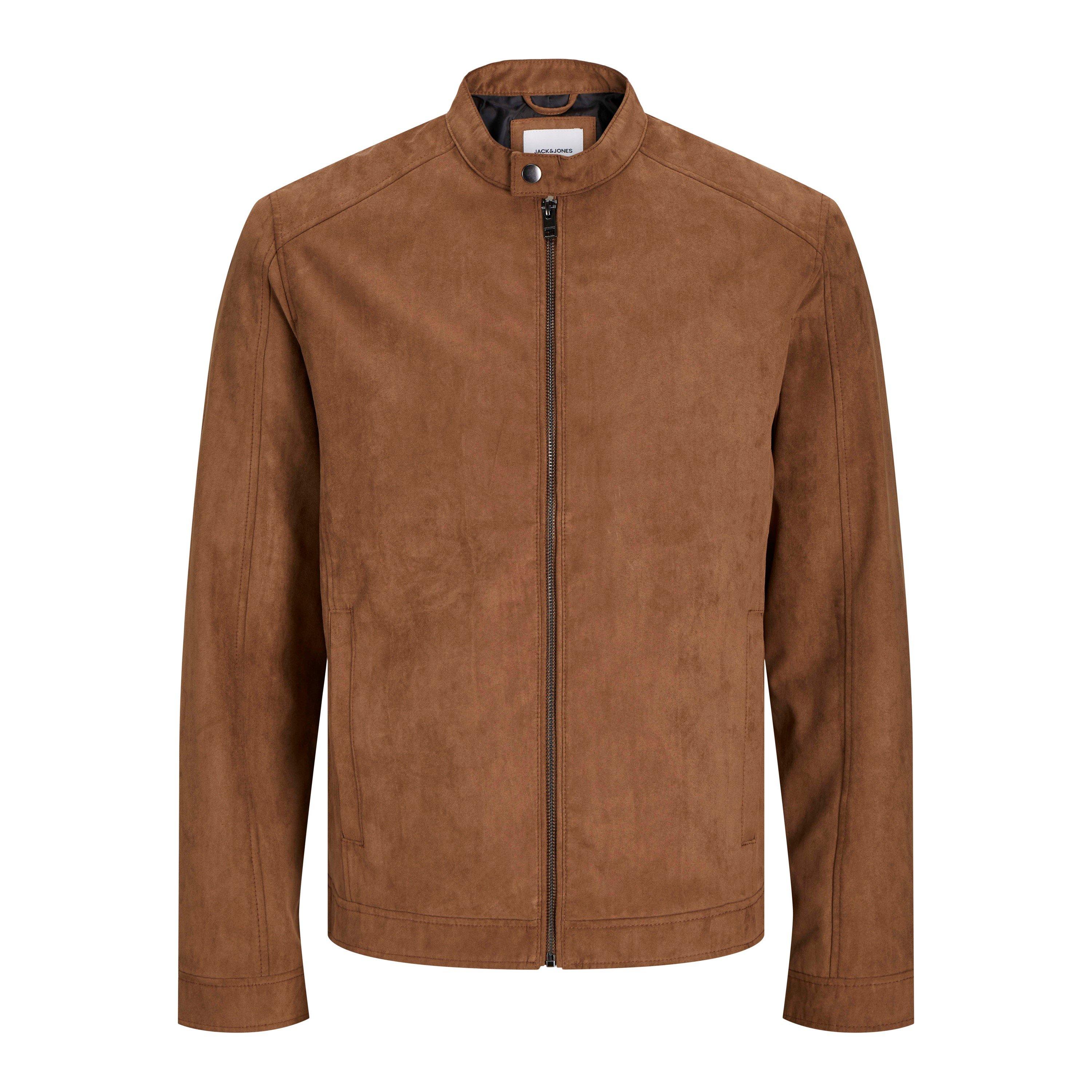 Jack And Jones Men's Jack Dylan Jacket Plus Size - Cognac - 4XL