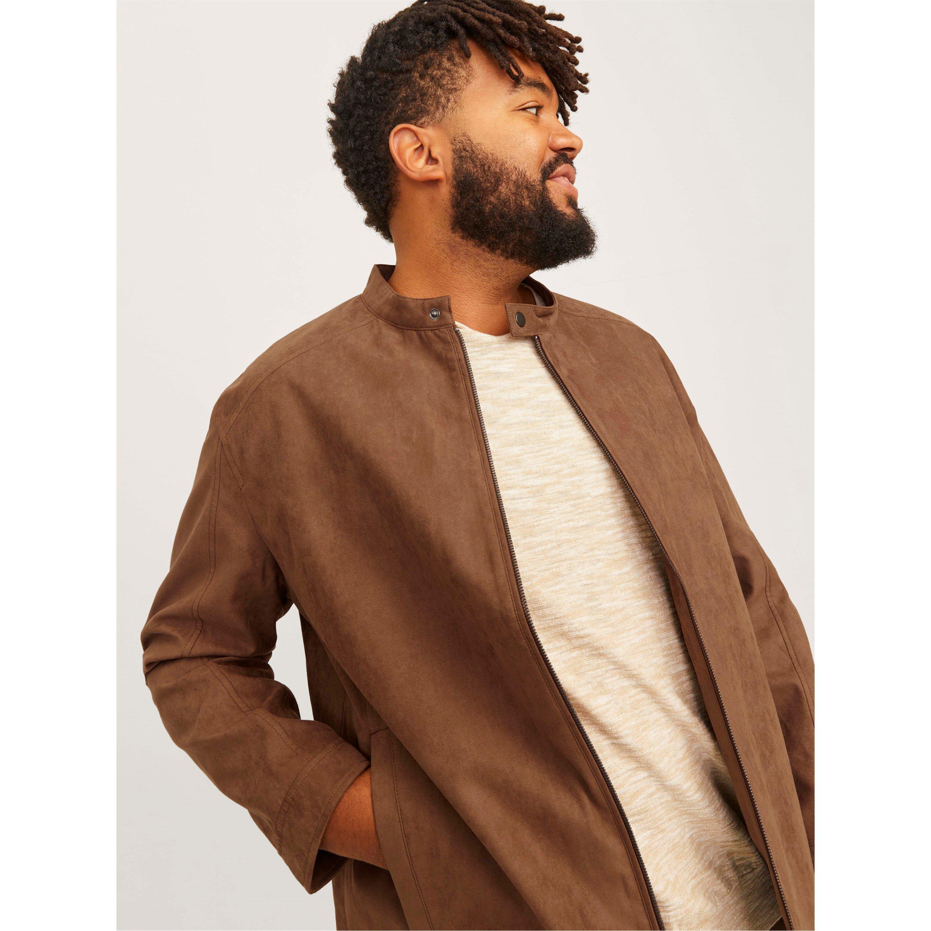 Cognac - Jack and Jones - Dylan Jacket Plus Size Mens - 6