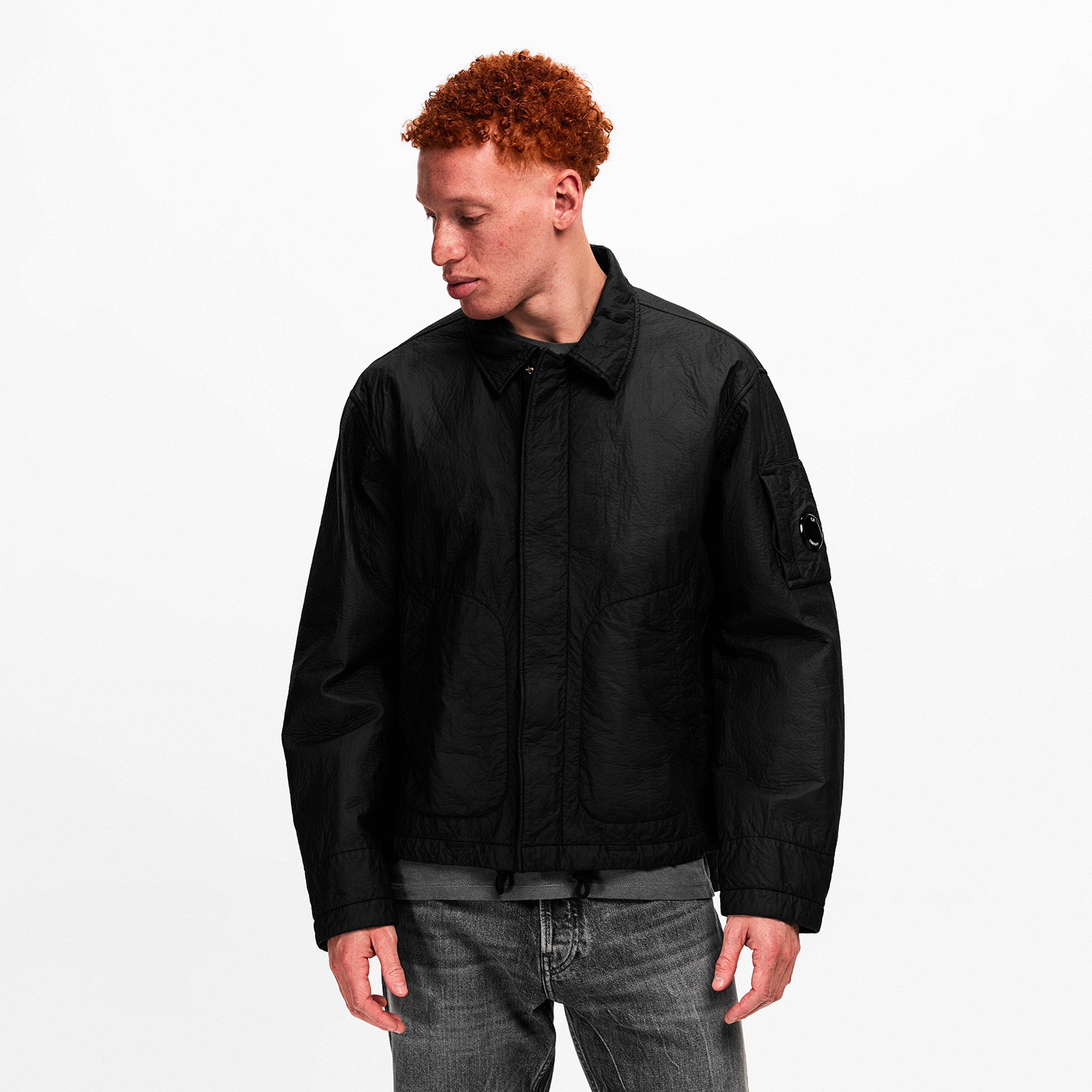Black 999 - CP Company - Mens Feltro Bi Film Jacket - 3