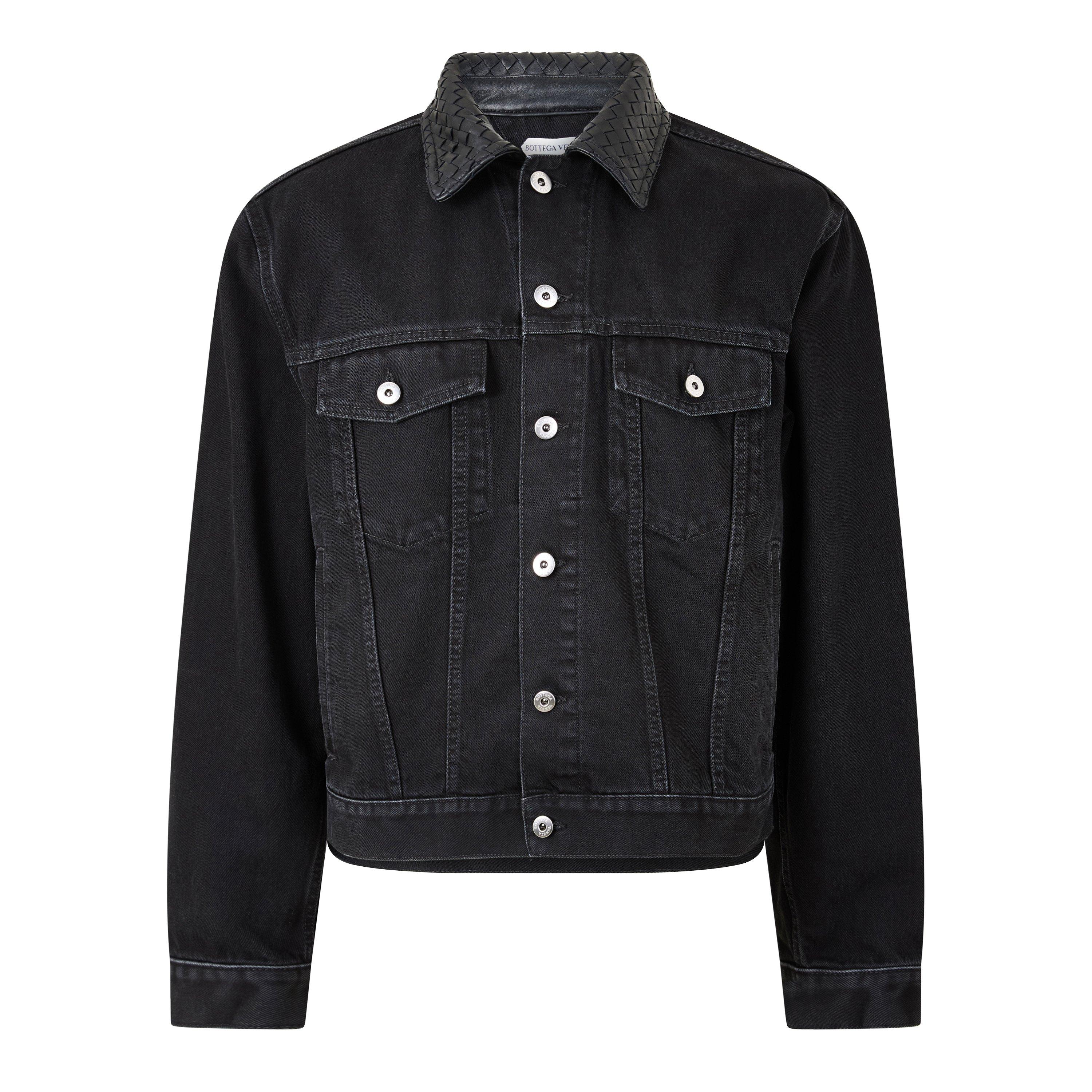 Bottega Veneta Men's Denim Jacket - Black - M