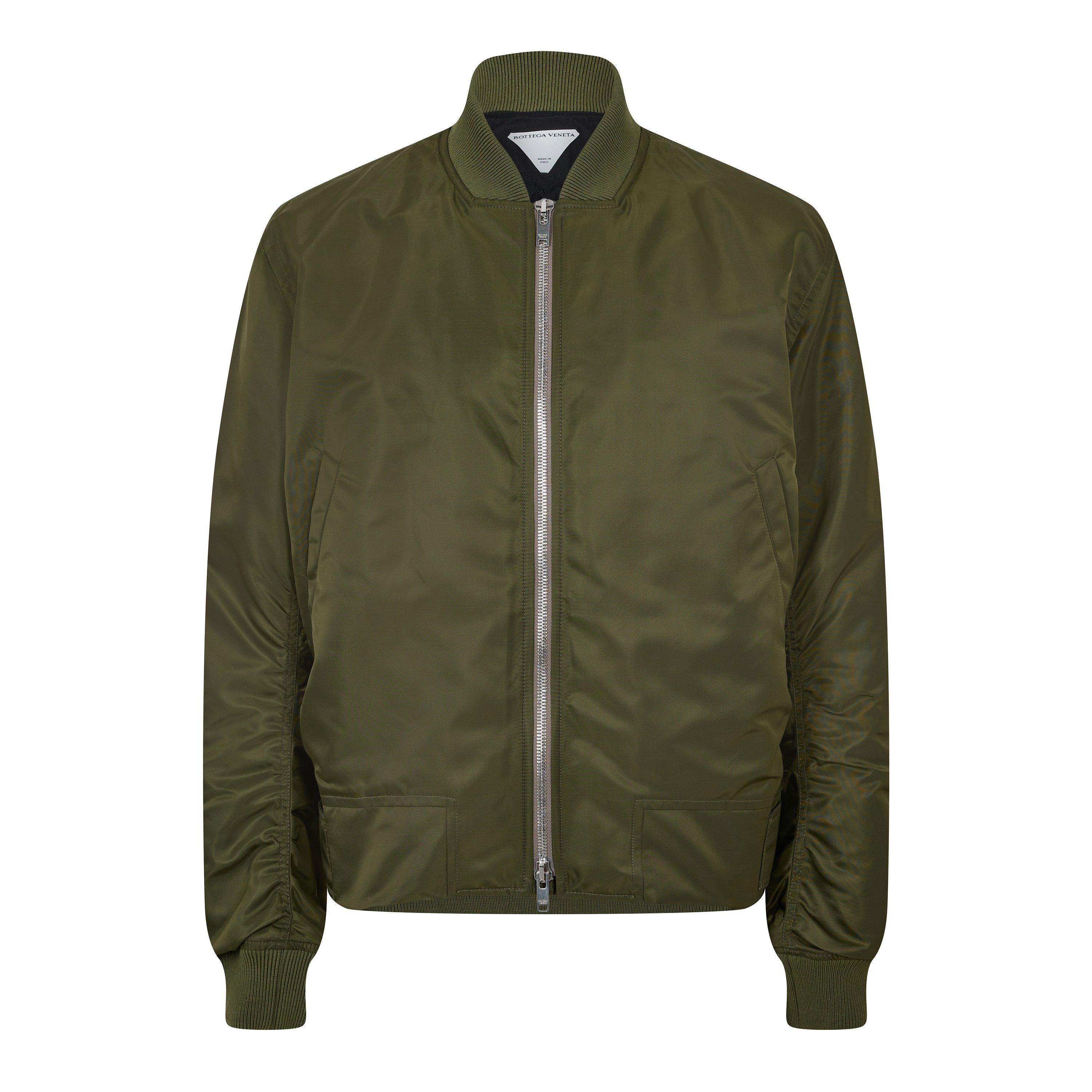 Bottega Veneta Men's Bomber Jacket - Shrub - M