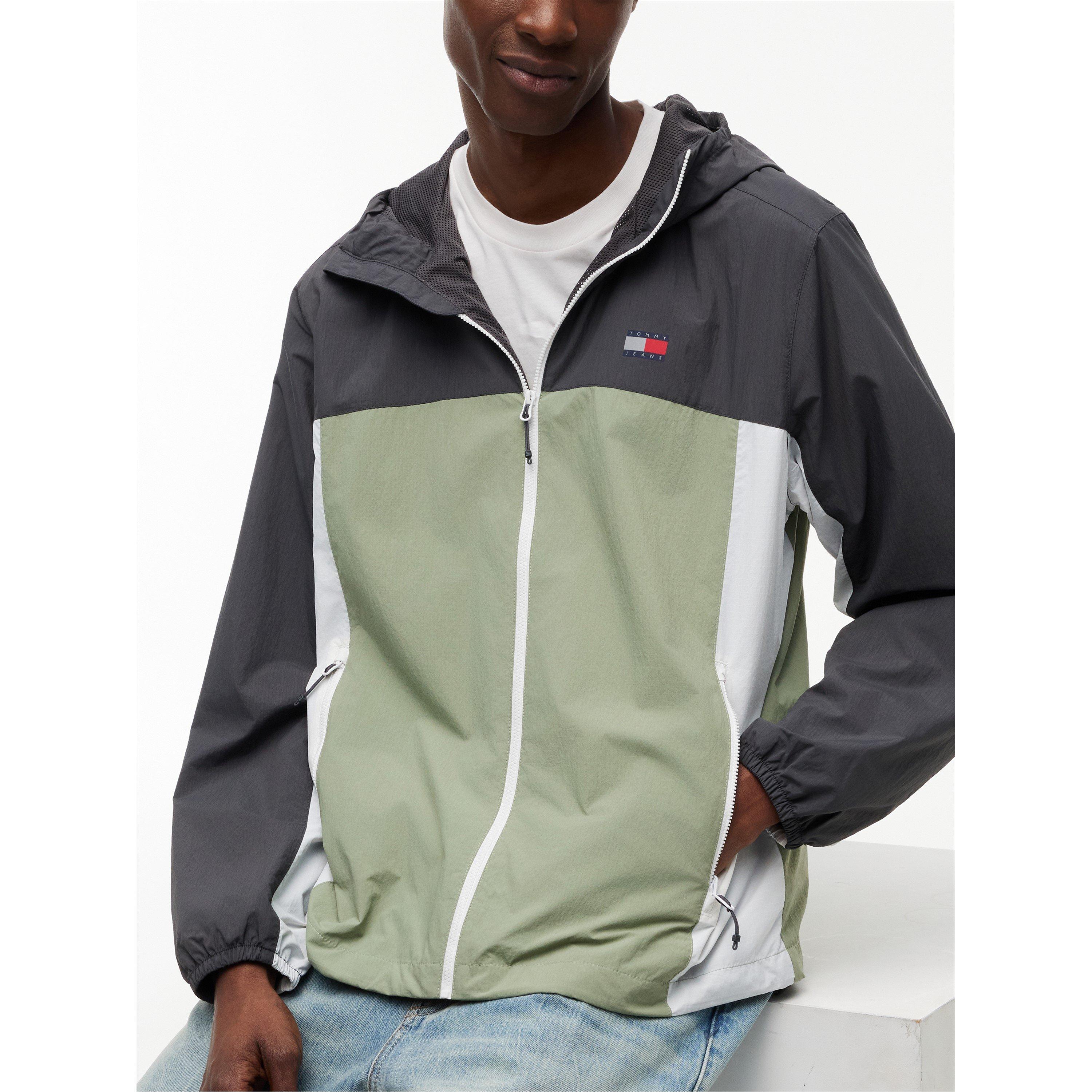 Sping Olive - Tommy Jeans - Men's Windbreaker - 4