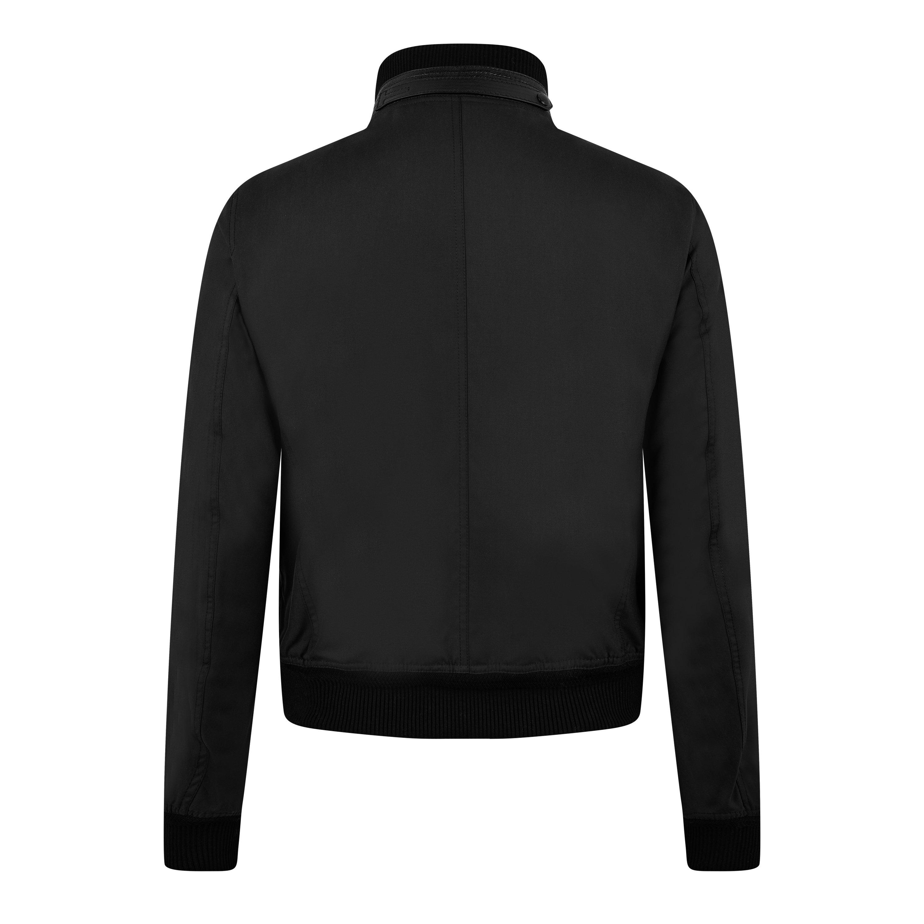 Hazed Ink - Tom Ford - Men's Silk Long Sleeve Harrington Jacket - 2