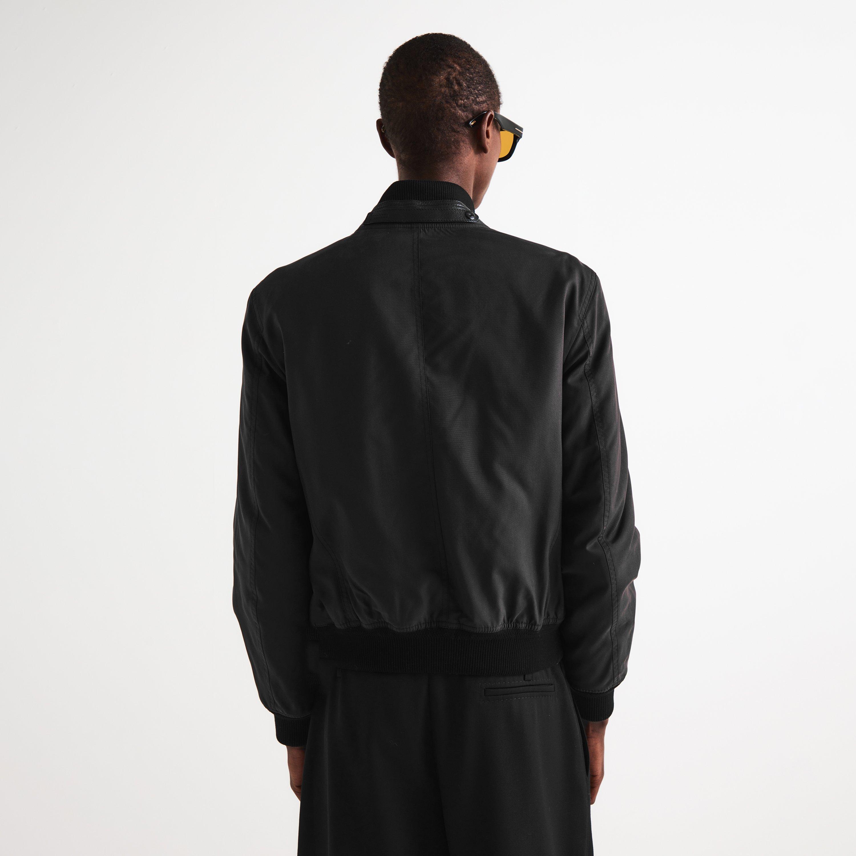 Hazed Ink - Tom Ford - Men's Silk Long Sleeve Harrington Jacket - 4