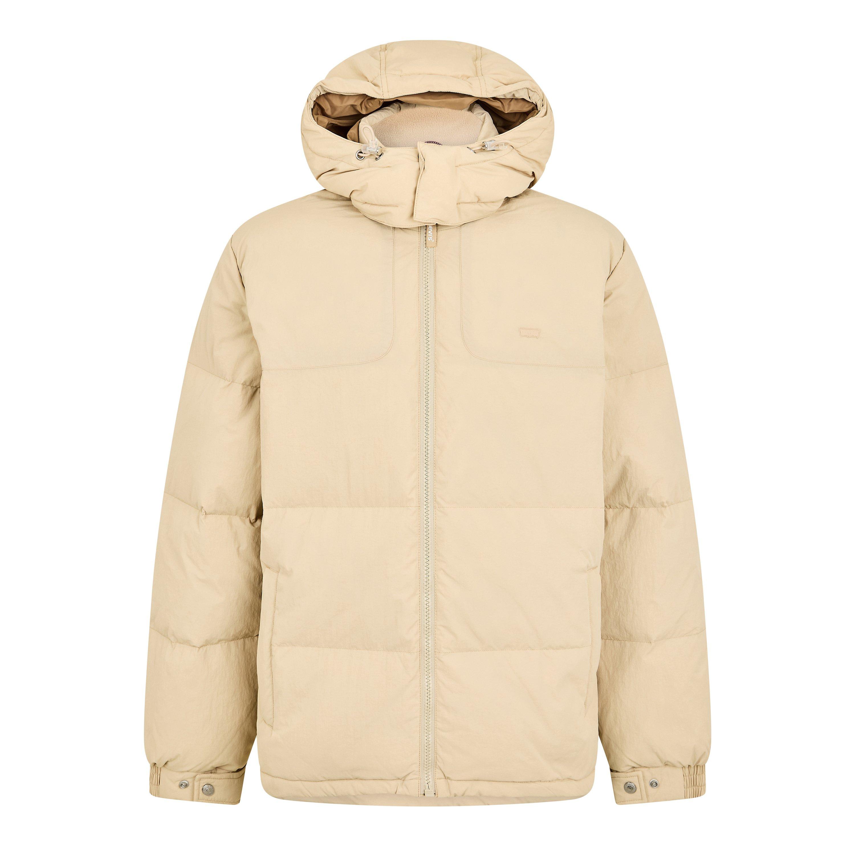 Levis Men's Rockridge Short Medium Puffer Jacket Safari - L