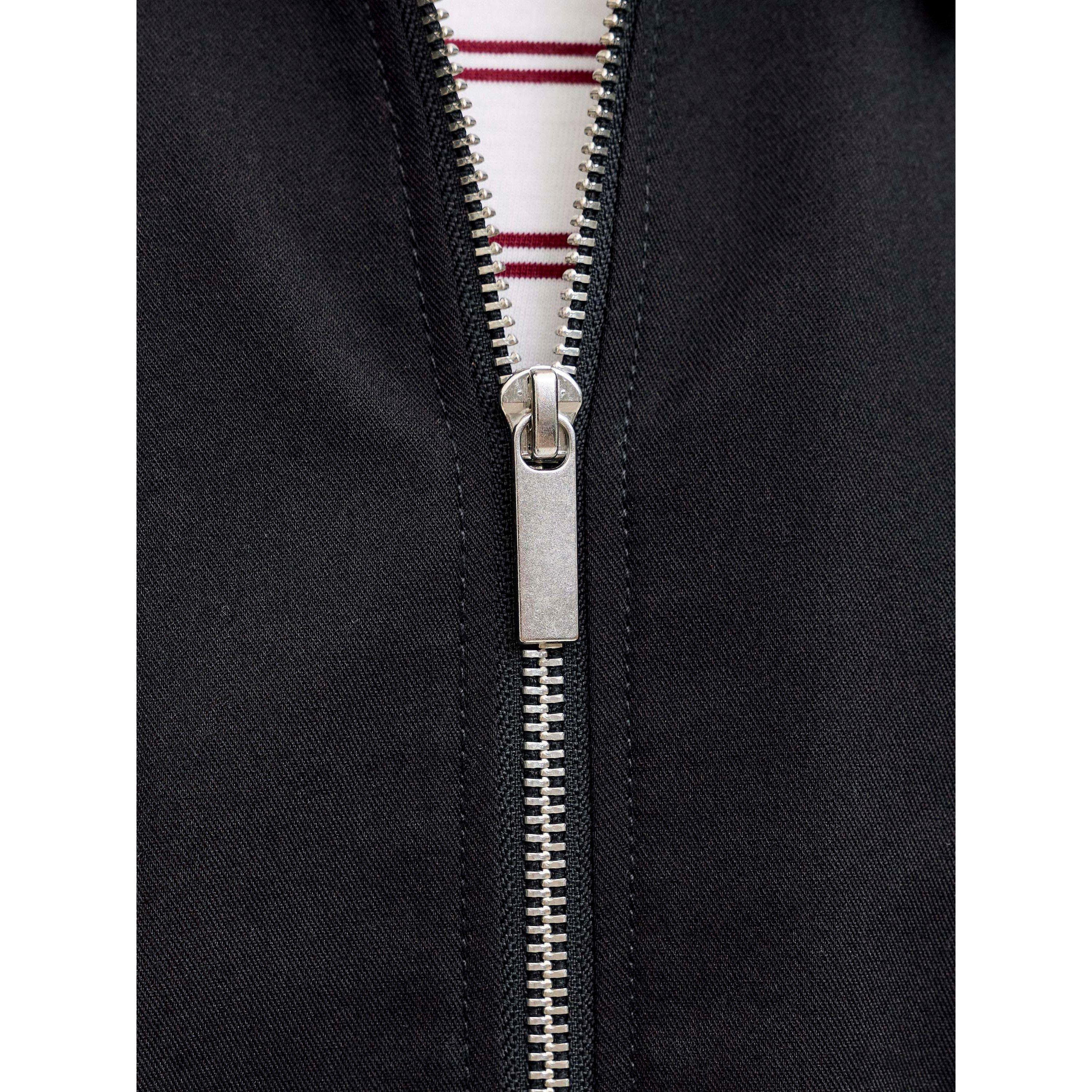 Noir - Jack and Jones - Party Zip Overshirt Mens - 5