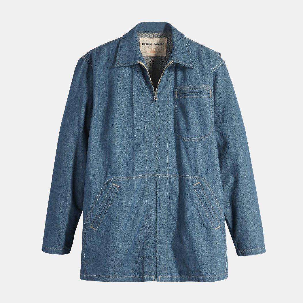 Levis Men's Short Overshirt - Blue Indigo Rns - M