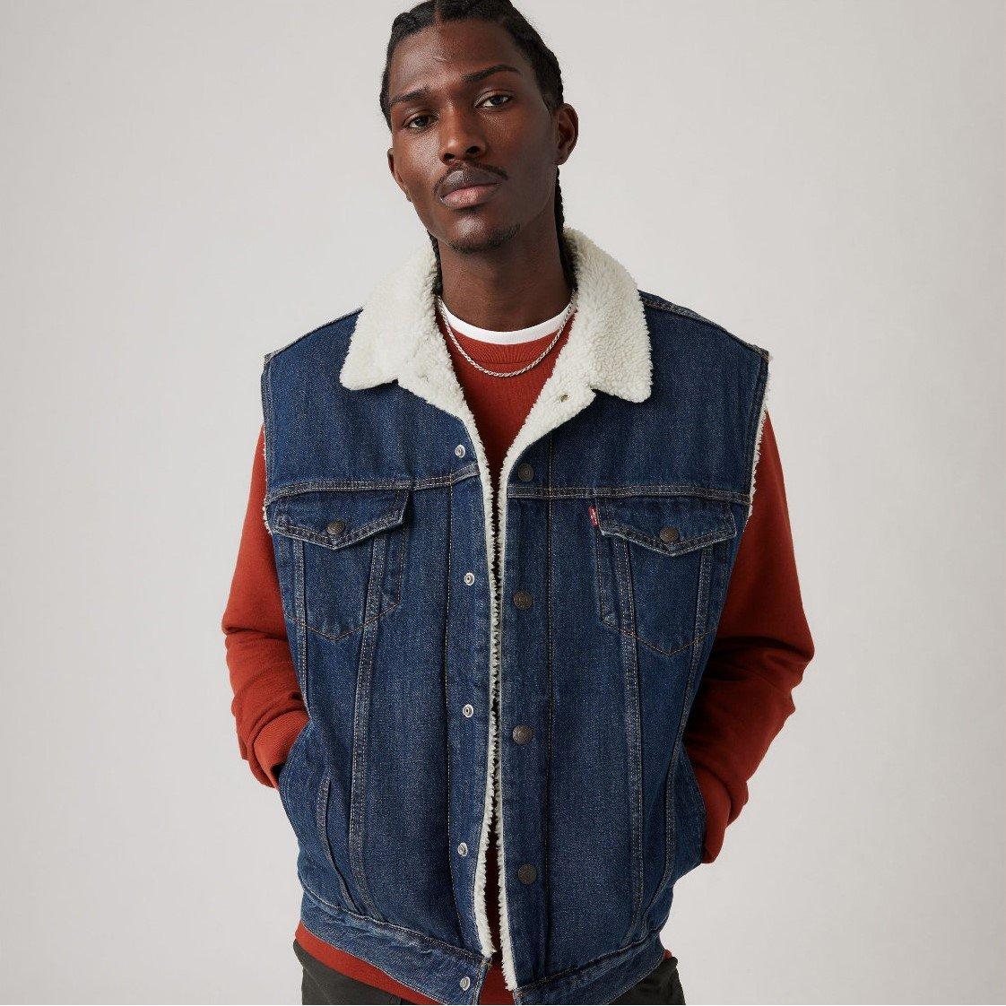 Oahe Tides Shrp - Levis - Levis Slvless Sherpa Sn99 - 5