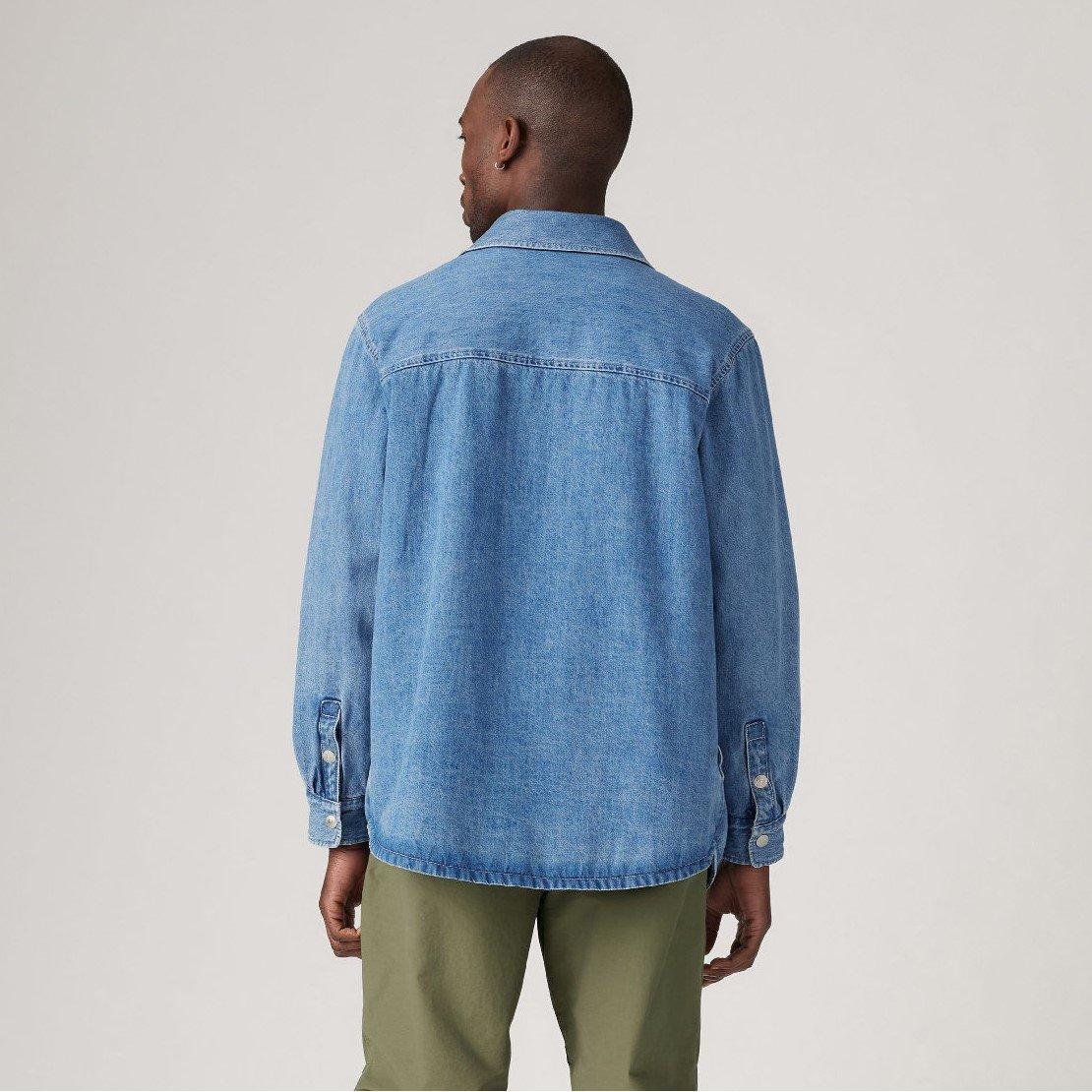 Greenpoint - Levis - Men's Bryant Padded Reversible Green Overshirt - 3