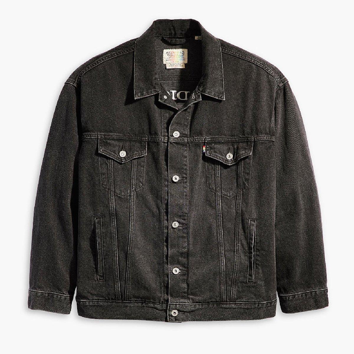Levis Men's Super Puffer Denim Jacket | Flannels