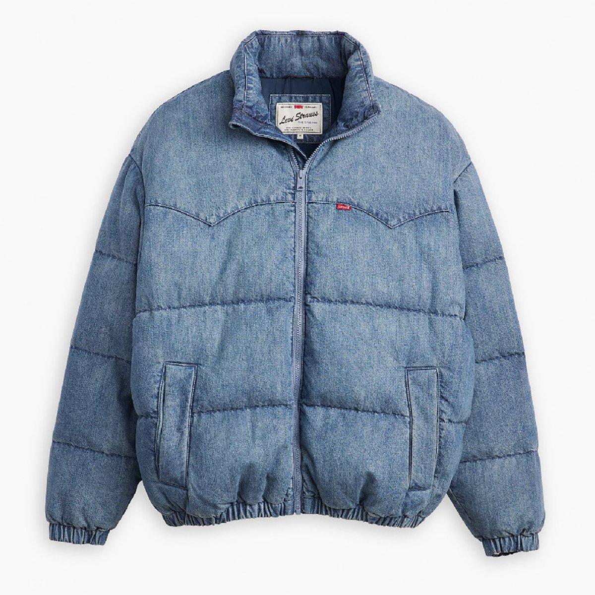 Levis Men's Super Puffer Denim Jacket | Sports Direct