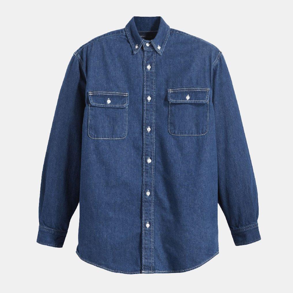 Lombard Indigo - Levis - Men's Lmc Classic Denim Overshirt - 1