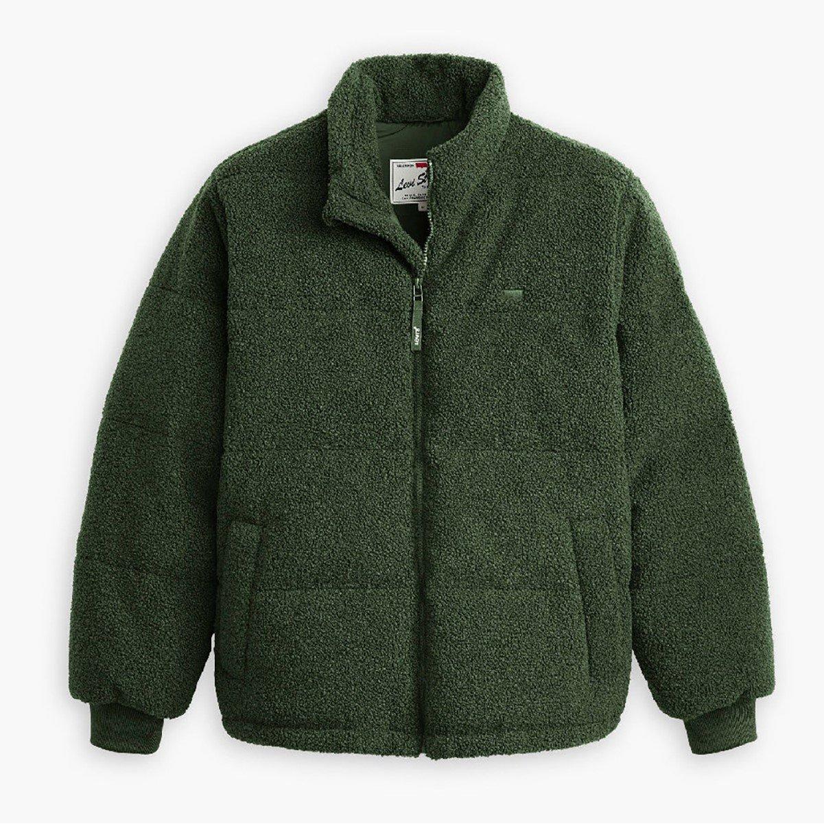 Levis Men's Rocky Short Puffer Jacket - Python Green - S