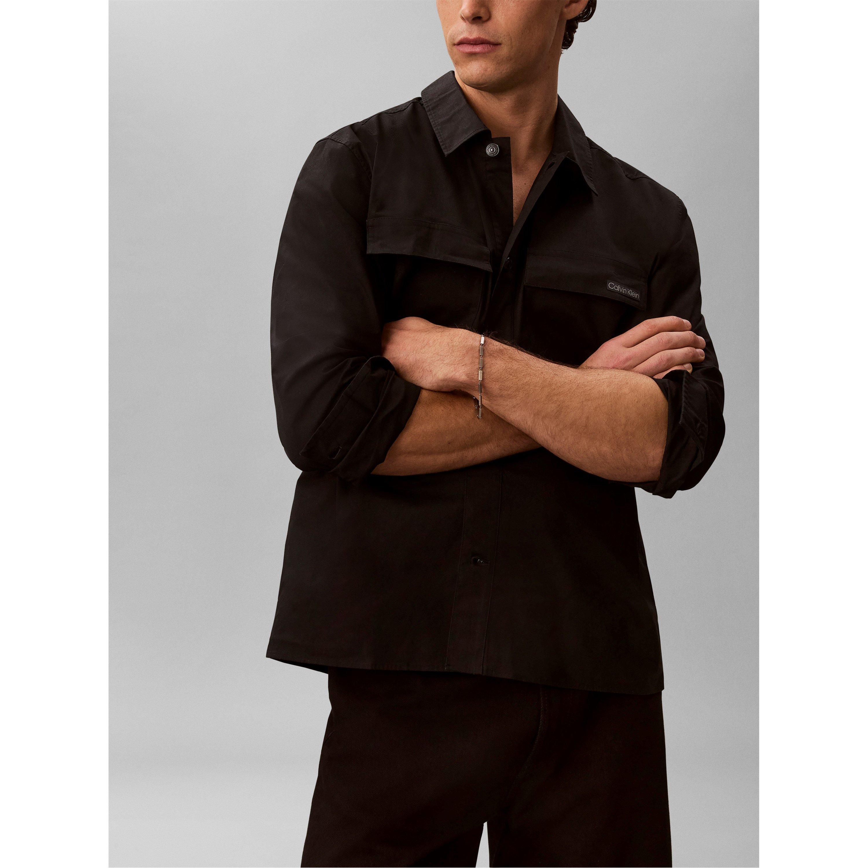 Black - Calvin Klein Jeans - Men's Overshirt - 3