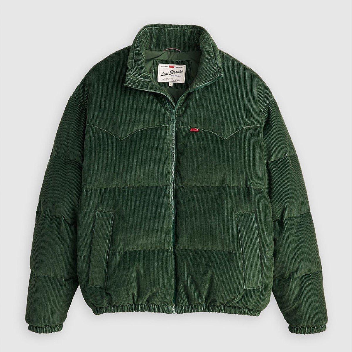 Python Green - Levis - Men's Medium Puffer Jacket - 1