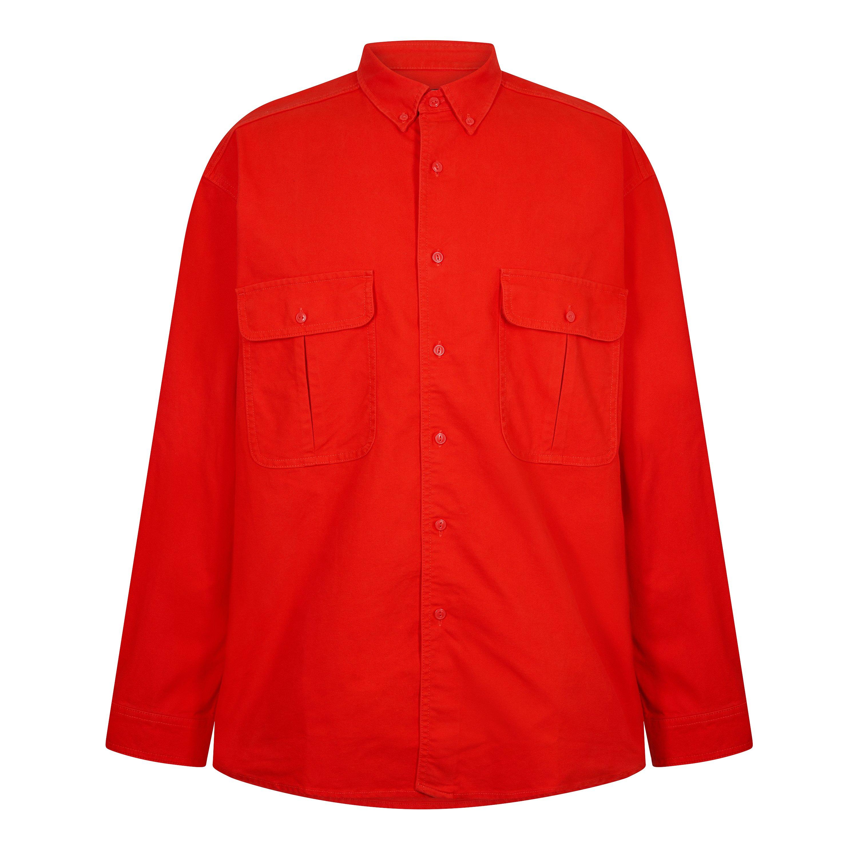 Fiery Red - Levis - Men's Skate Woven Overshirt - 1