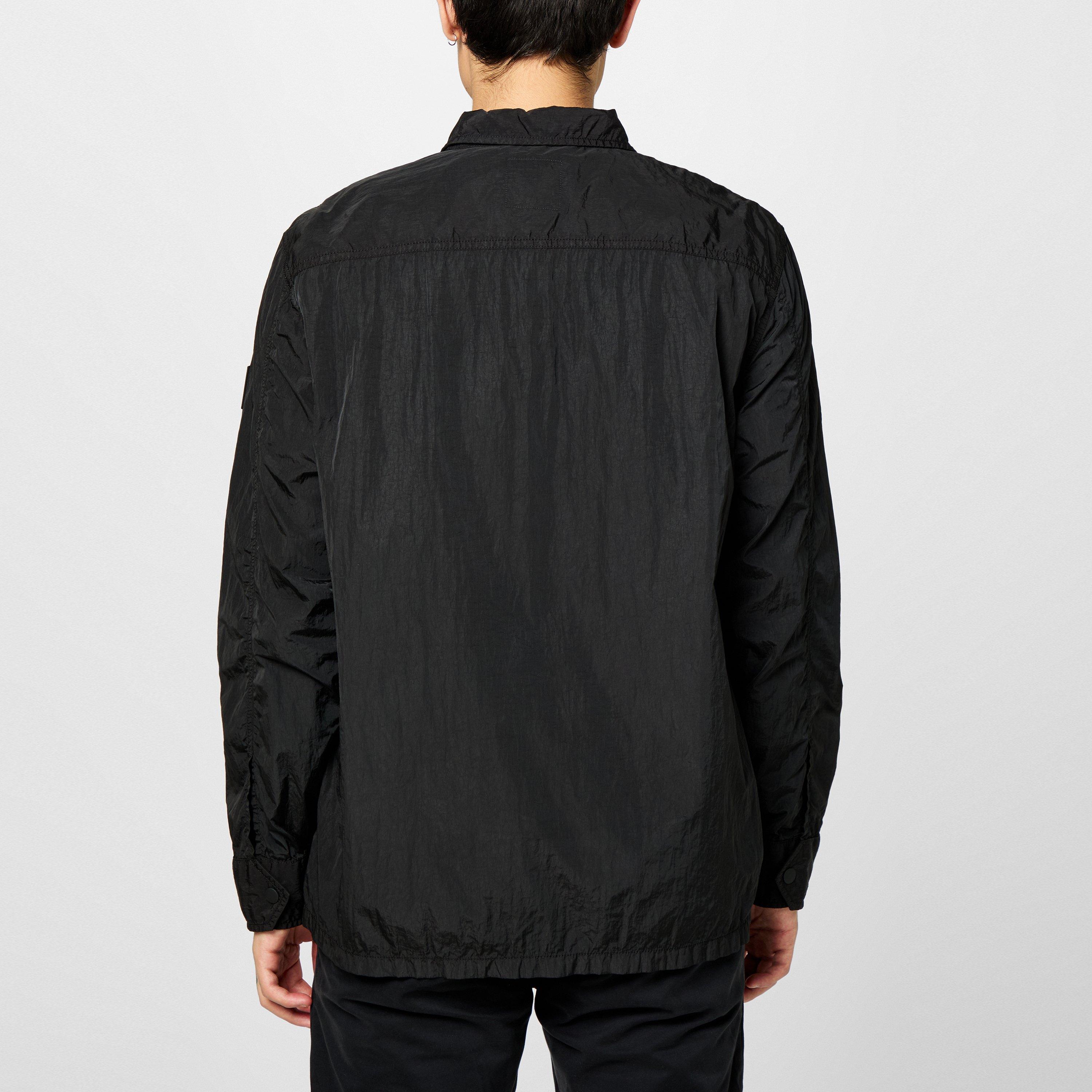 Black 001 - Boss - Men's Zip Urban Edge Style Shacket - 4