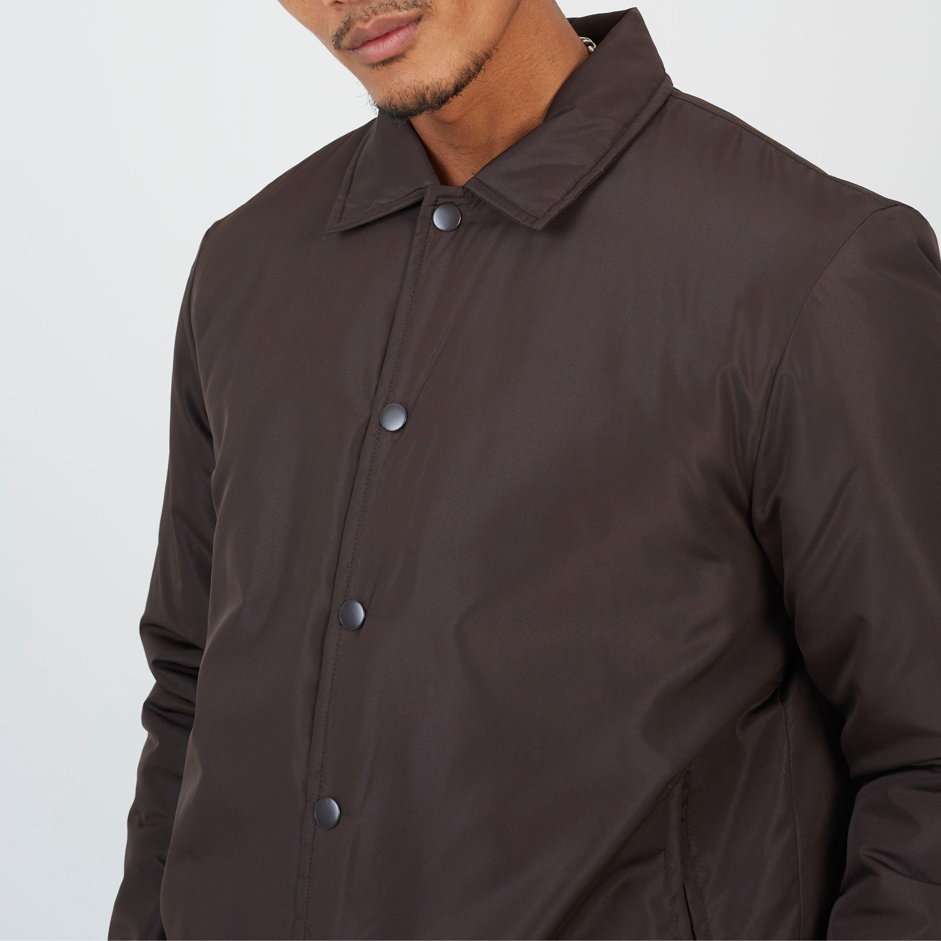Brown - Brave Soul - Coach Jacket Sn62 - 3
