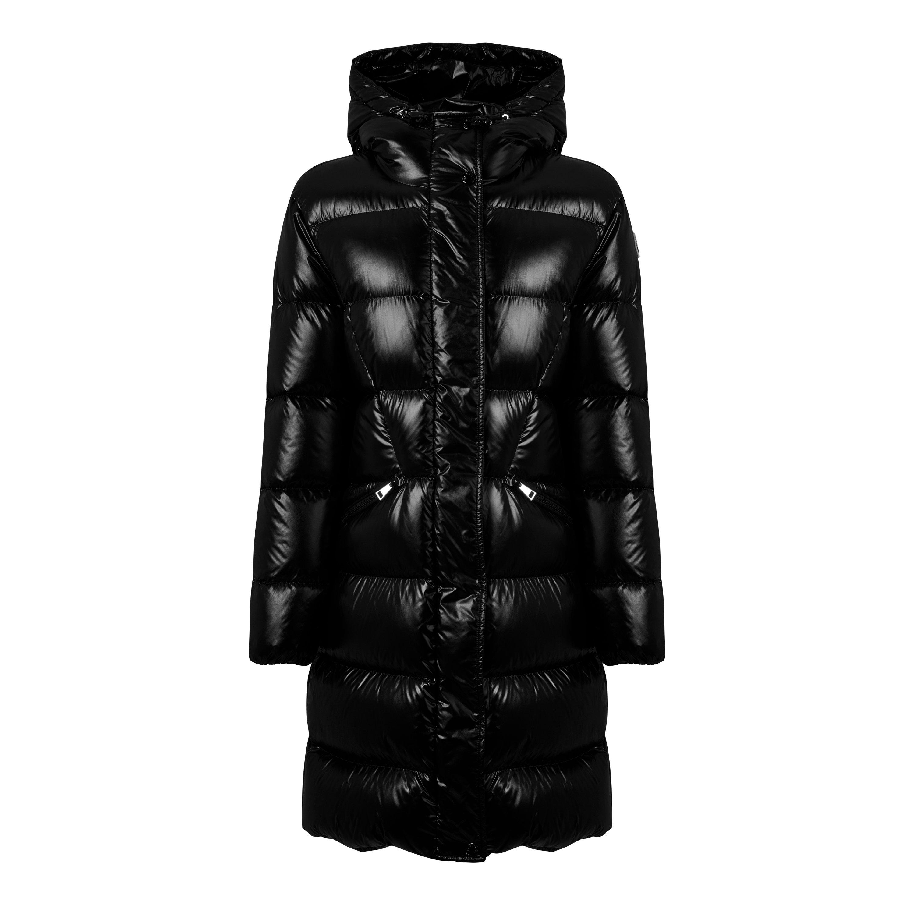 Black 999 - Moncler - Women's Bellevue Water Resistant Down Short Puffer Jacket - 5