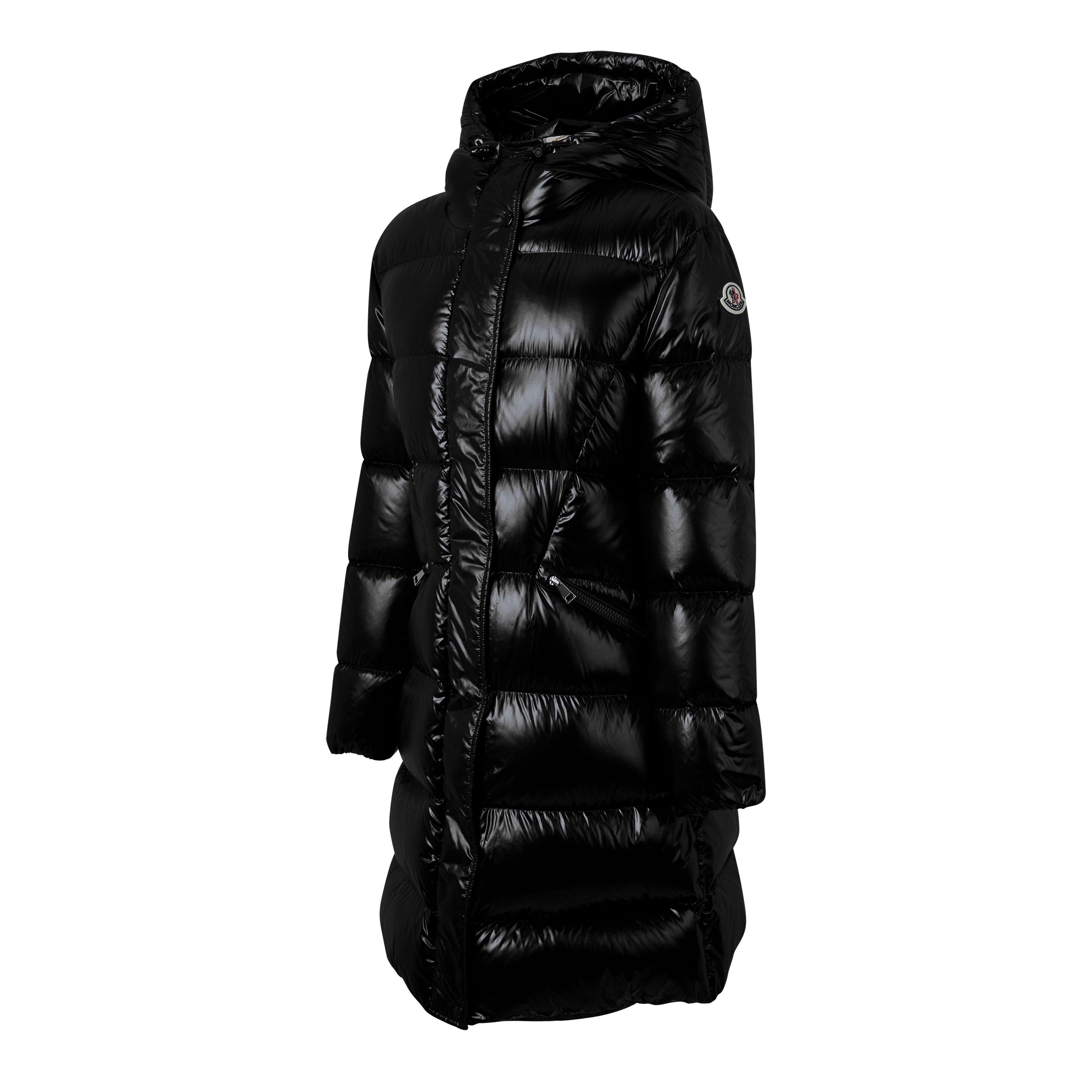 Black 999 - Moncler - Women's Bellevue Water Resistant Down Short Puffer Jacket - 7