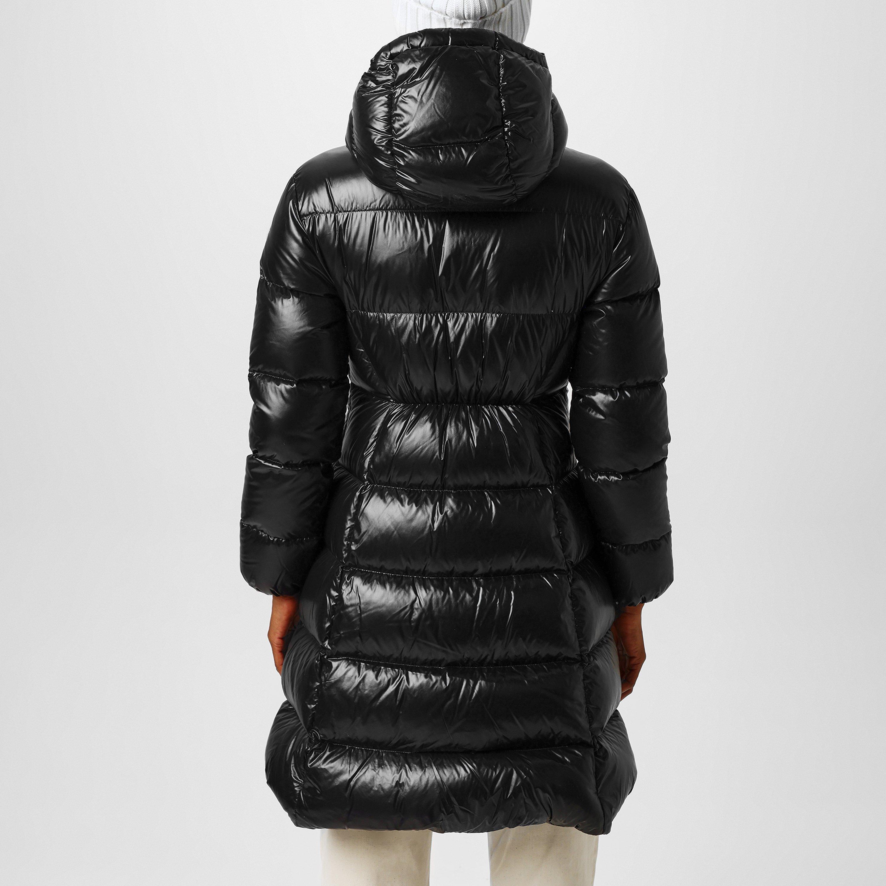 Black 999 - Moncler - Women's Bellevue Water Resistant Down Short Puffer Jacket - 3