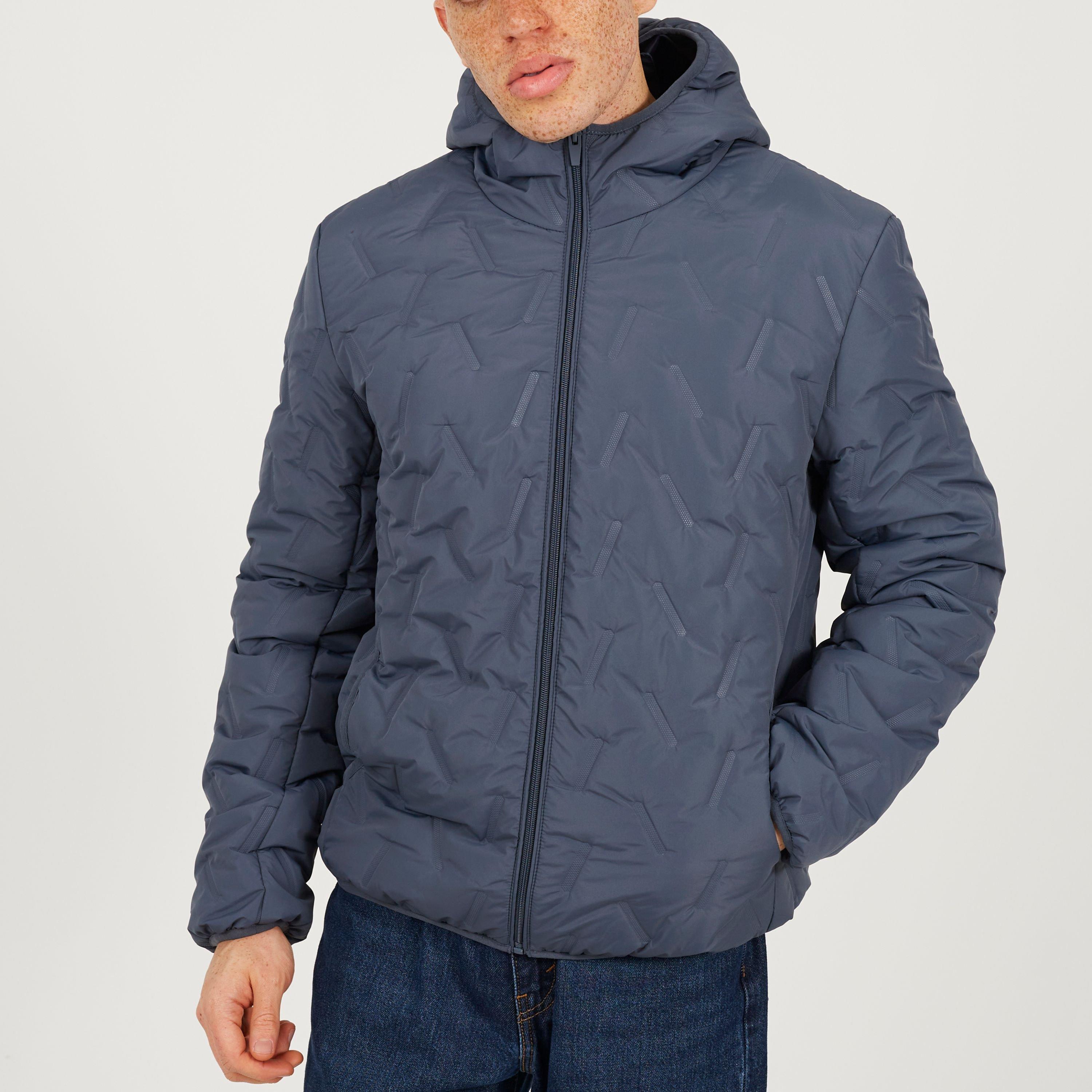 Steel Blue - Brave Soul - Mens Padded Heat Seal Jacket with Hood - 1