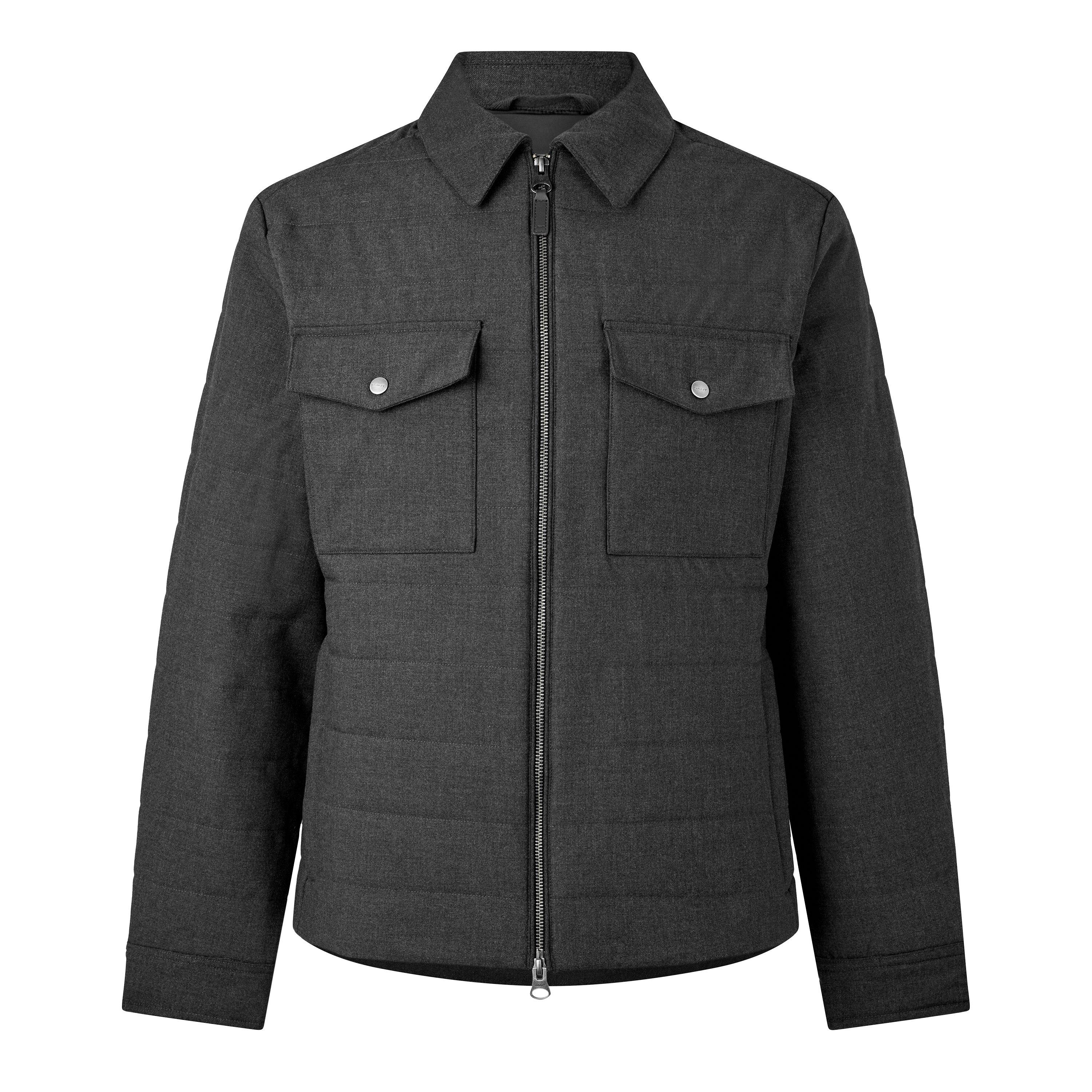 Anthraciet 35 - Gant - Gant Ins Flnnl Jkt Sn64 - 1
