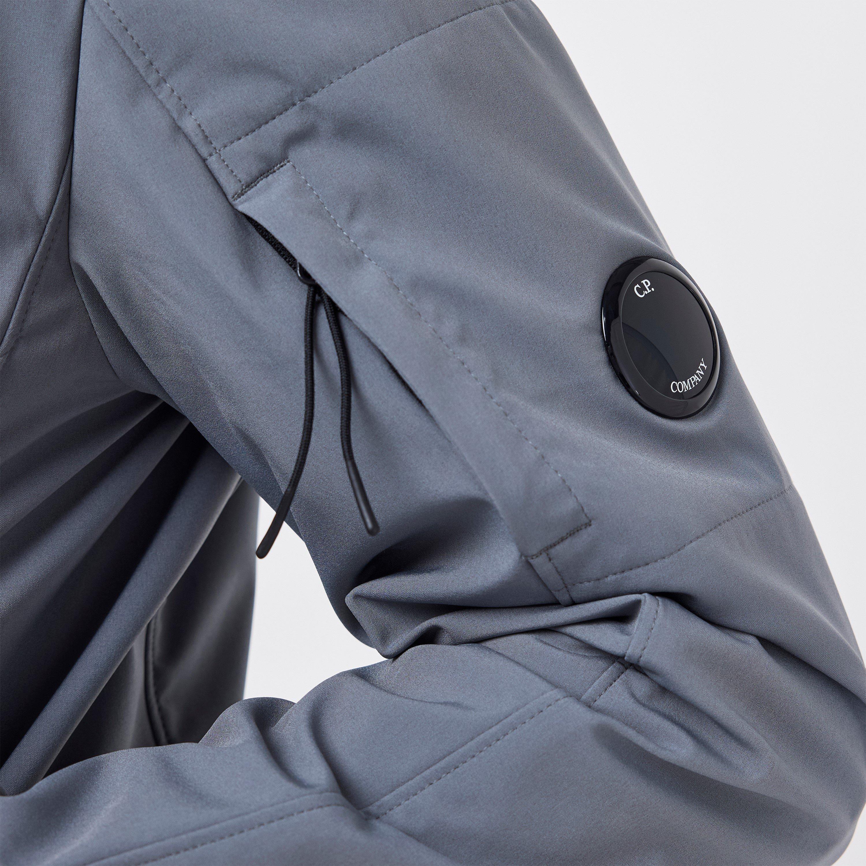 Smoked Prl 935 - CP Company - Men's Lens Windproof Hooded Long Sleeve Softshell Jacket - 5