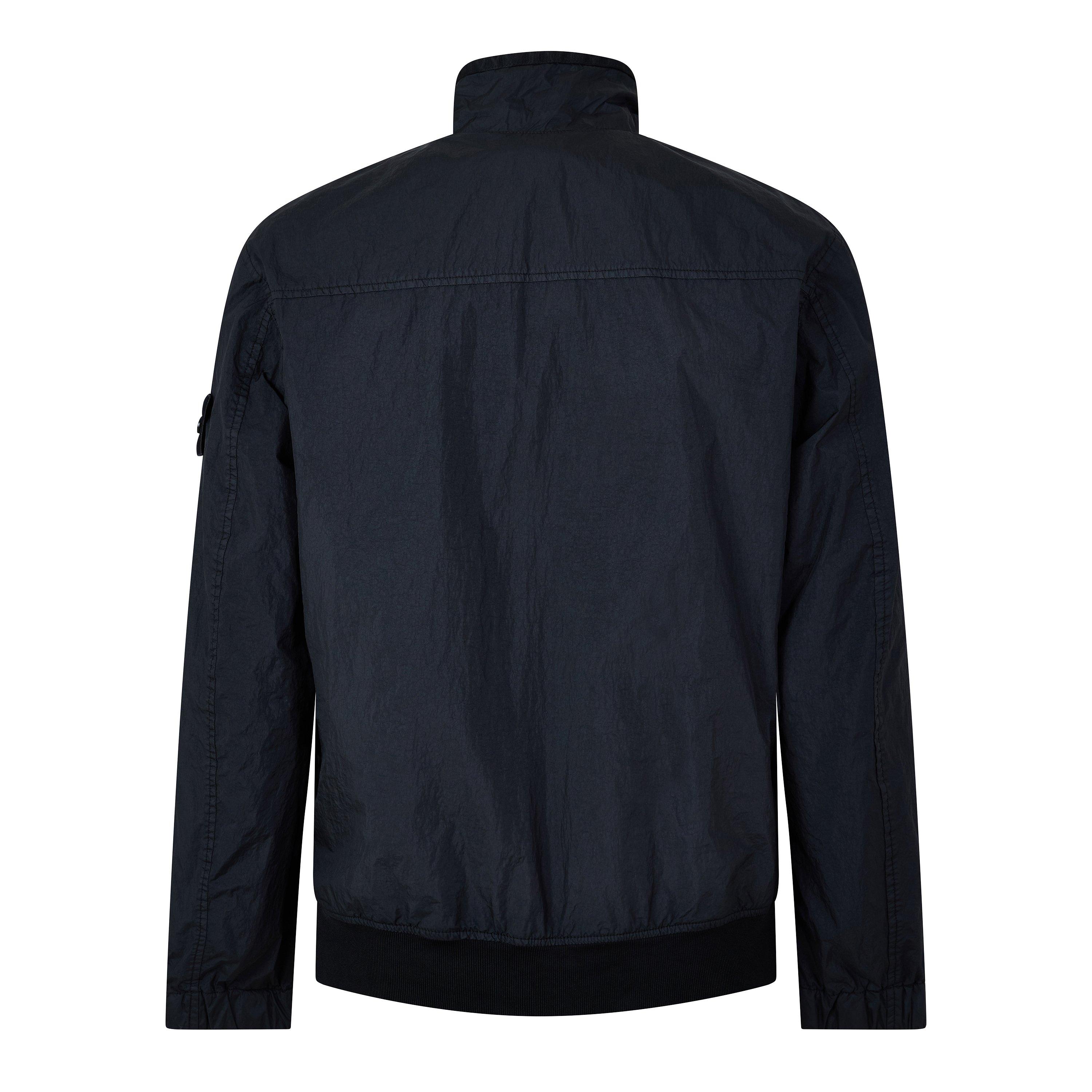 Navy V0020 - Stone Island - Men's Crinkle Reps Bomber Jacket - 2