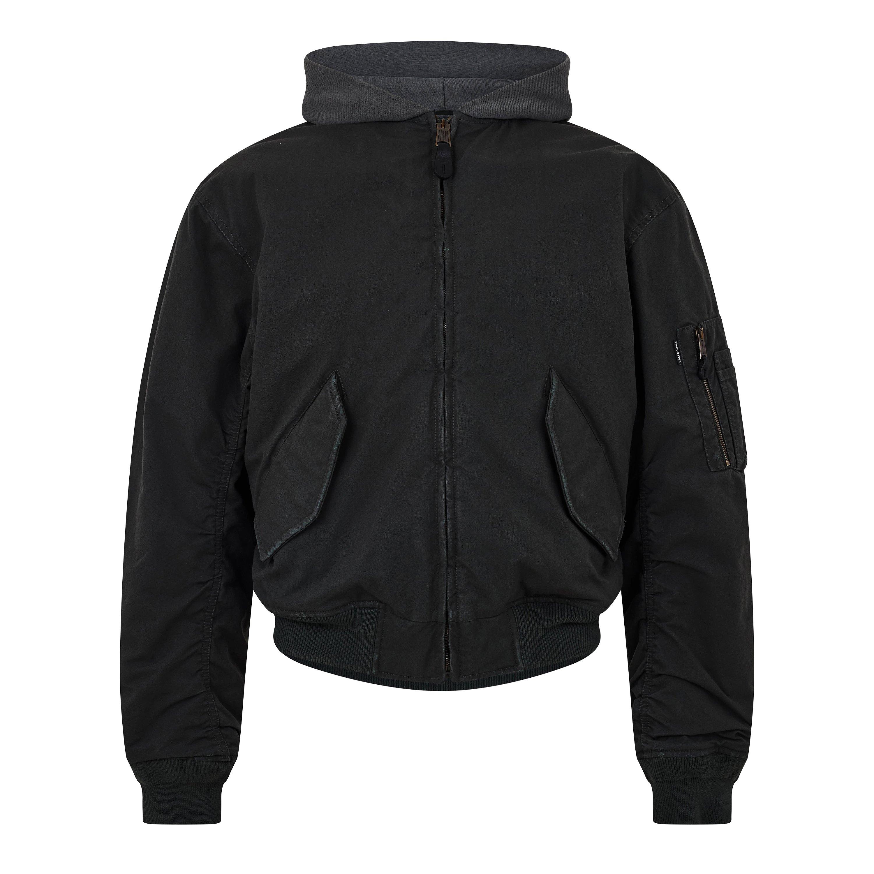 Anthracite - Balenciaga - Bal Hooded Bmbr Sn63 - 1