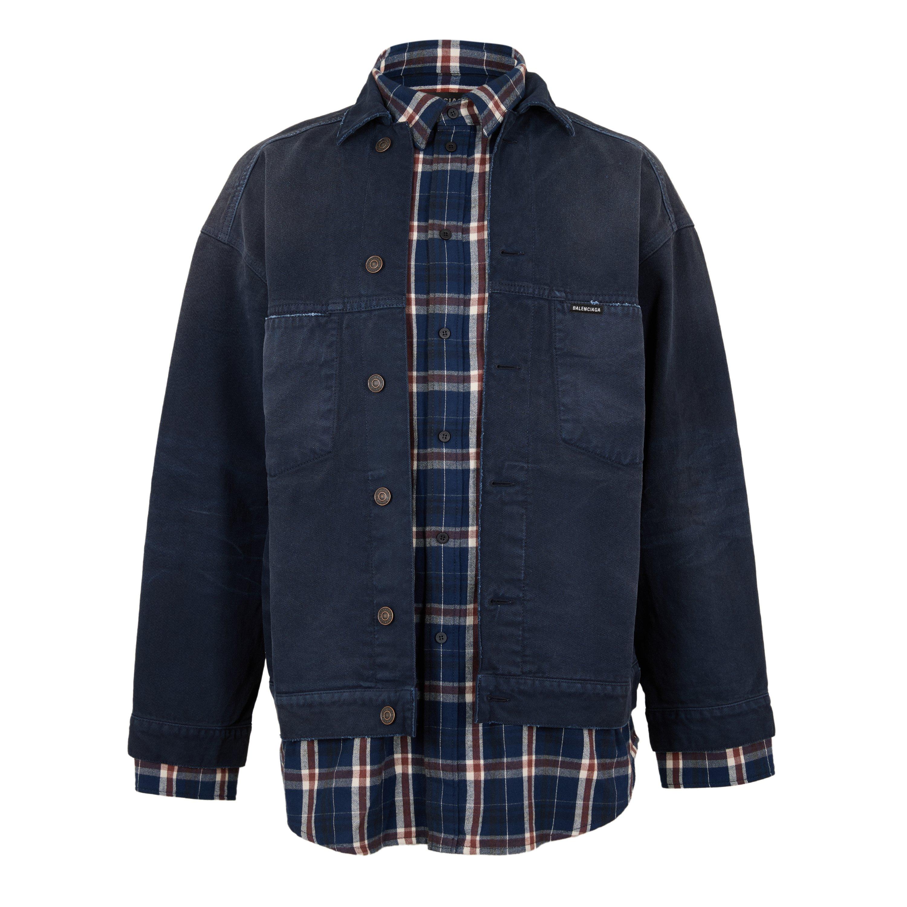 Beige/Ebony - Balenciaga - Bal Patch Shrt Jkt Sn63 - 1