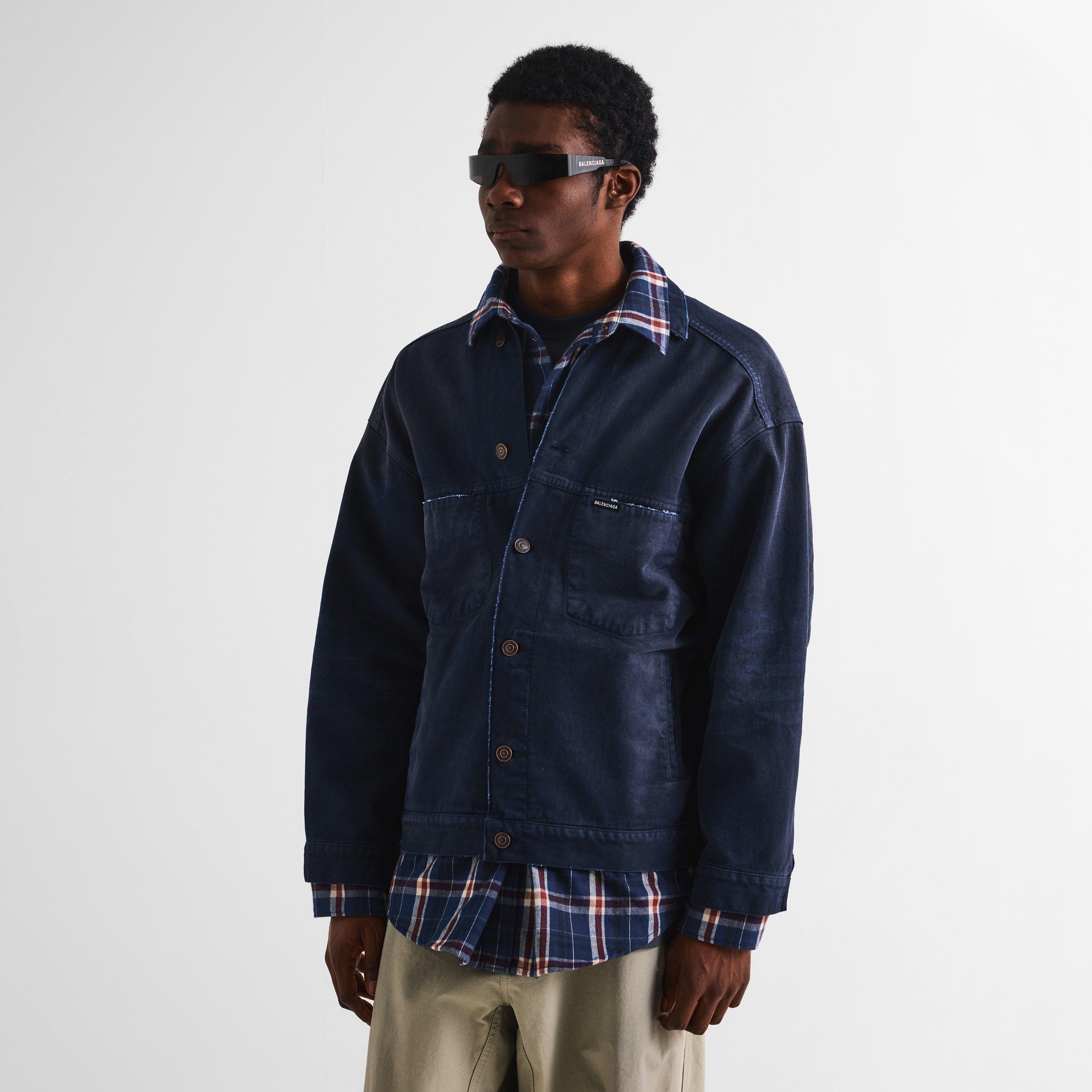 Beige/Ebony - Balenciaga - Bal Patch Shrt Jkt Sn63 - 3