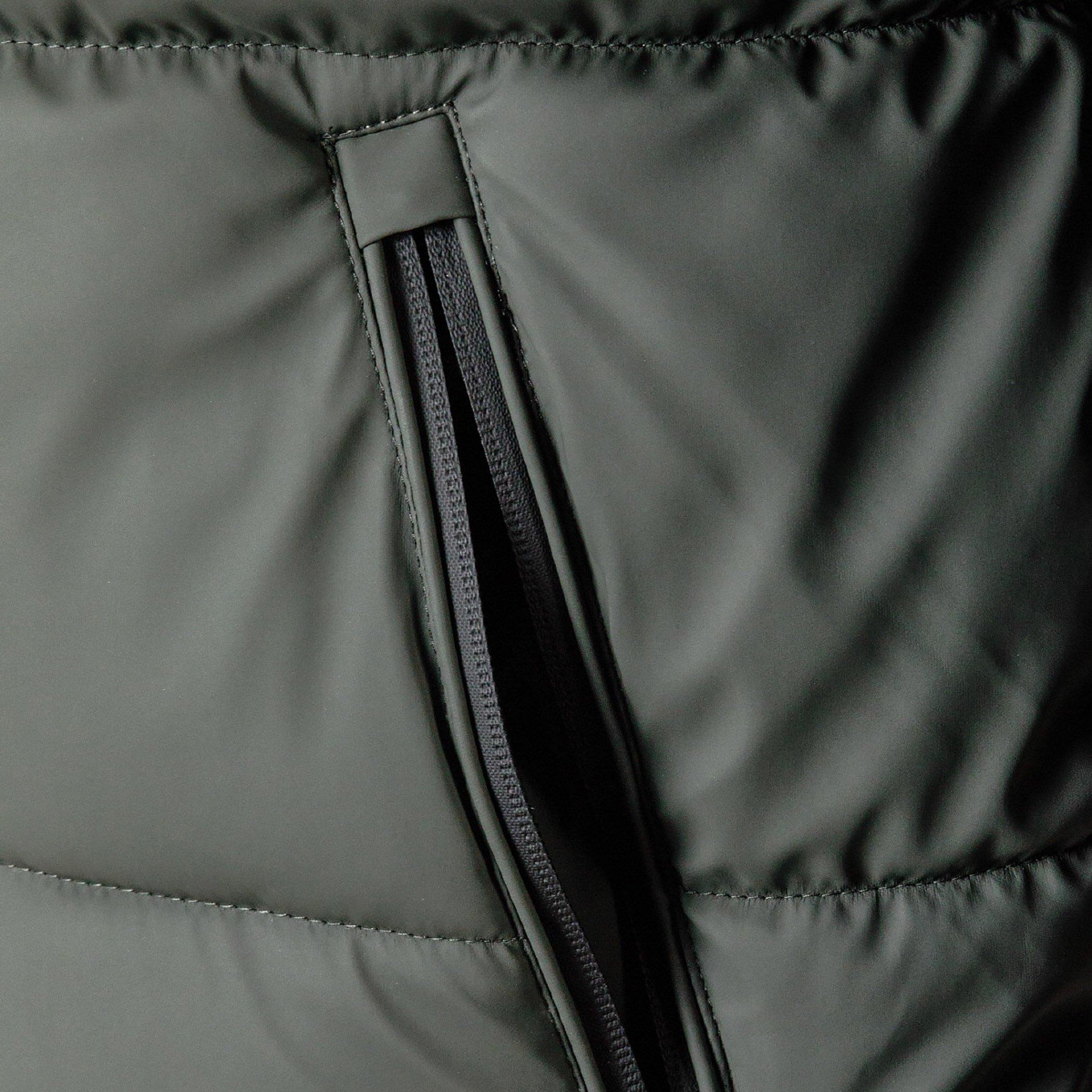 Kaki - Minoti - Men padded jacket with hood zip pockets khaki - 7