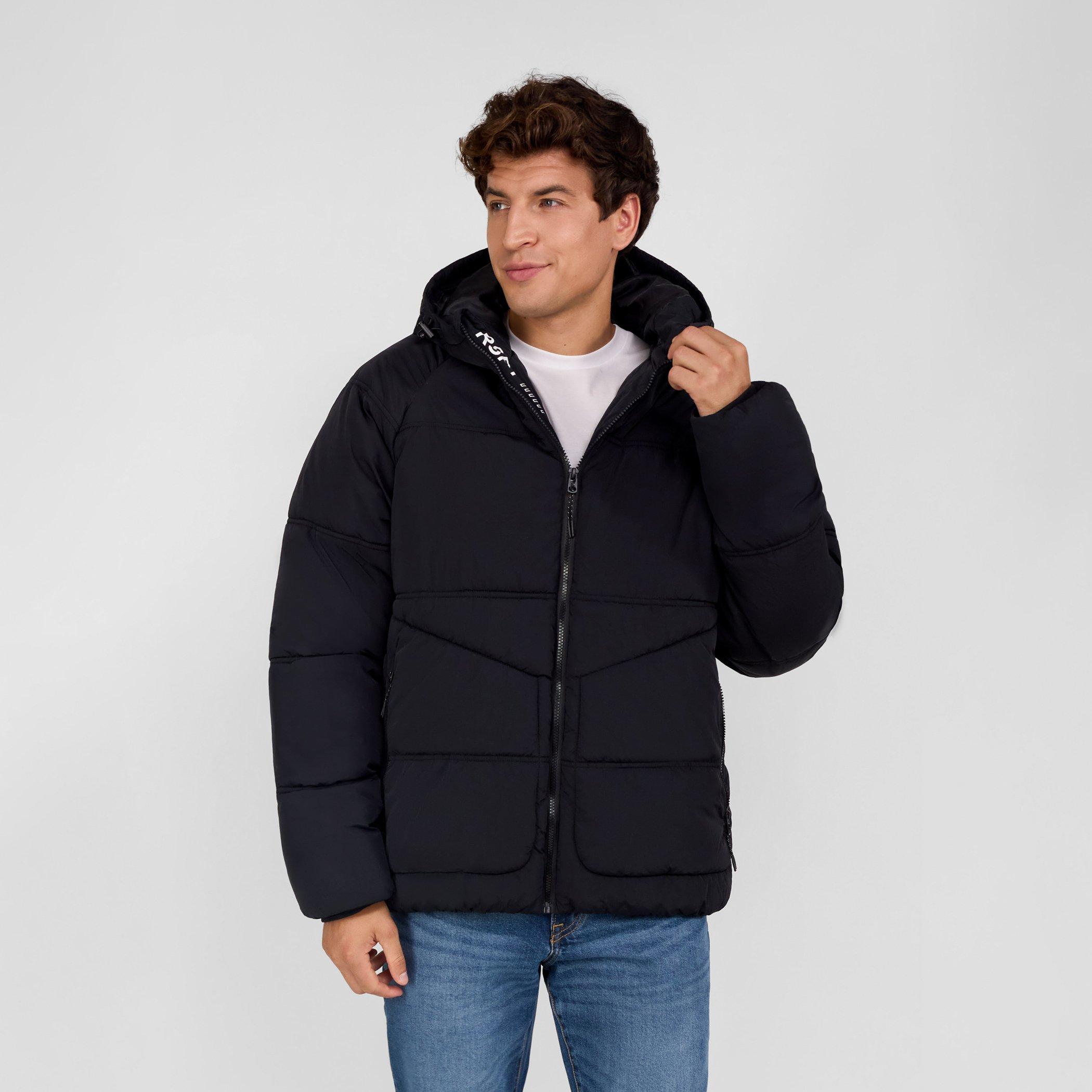 Black - Minoti - Boys quilted jacket with hood and zip pockets black - 2