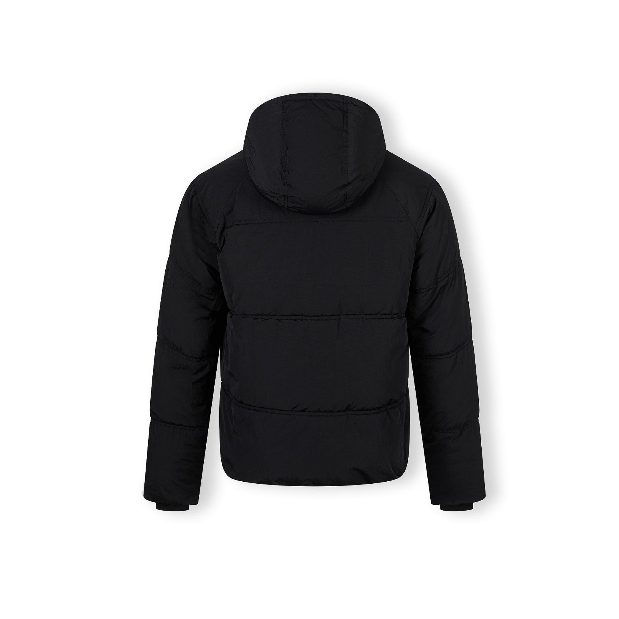 Black - Minoti - Boys quilted jacket with hood and zip pockets black - 6