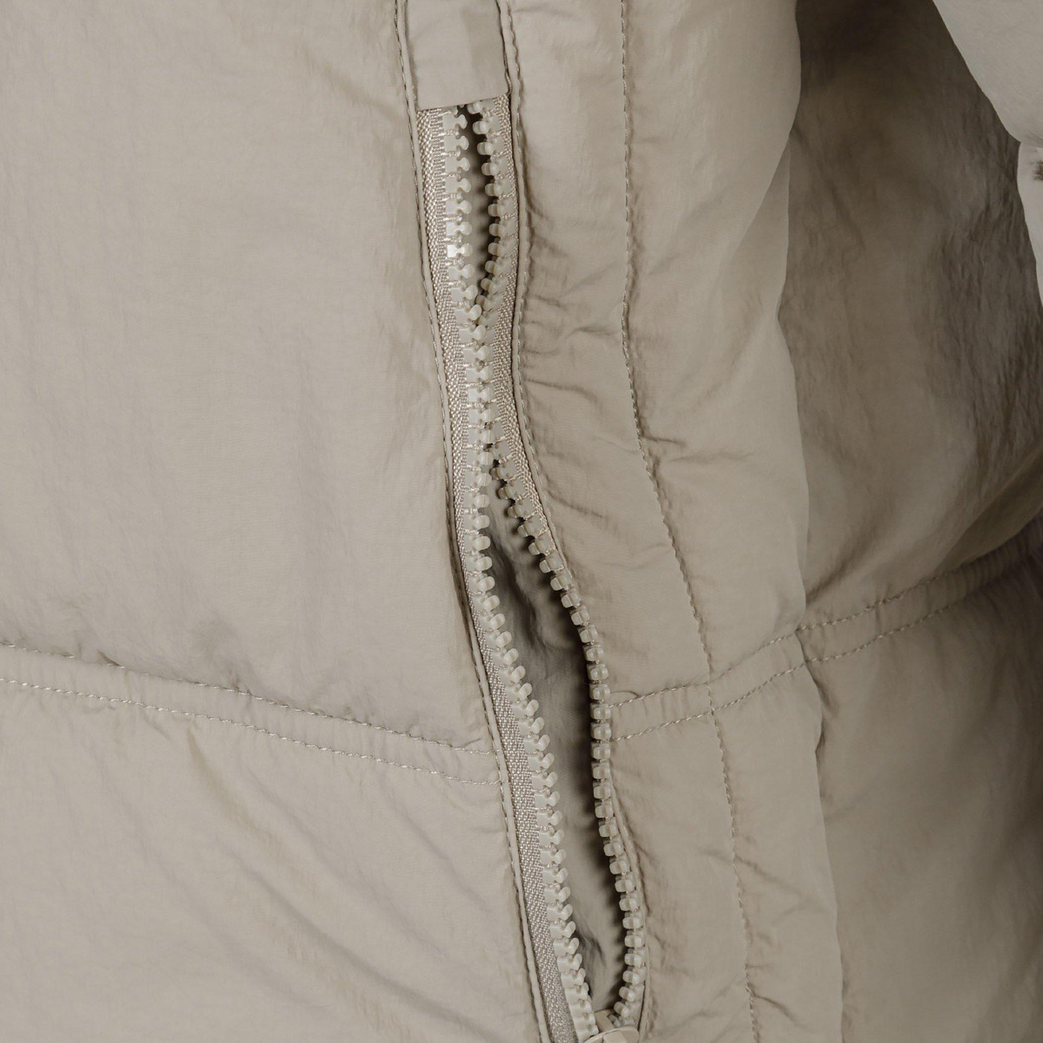 Gris clair - Minoti - Boys quilted jacket hood zip pockets grey - 7