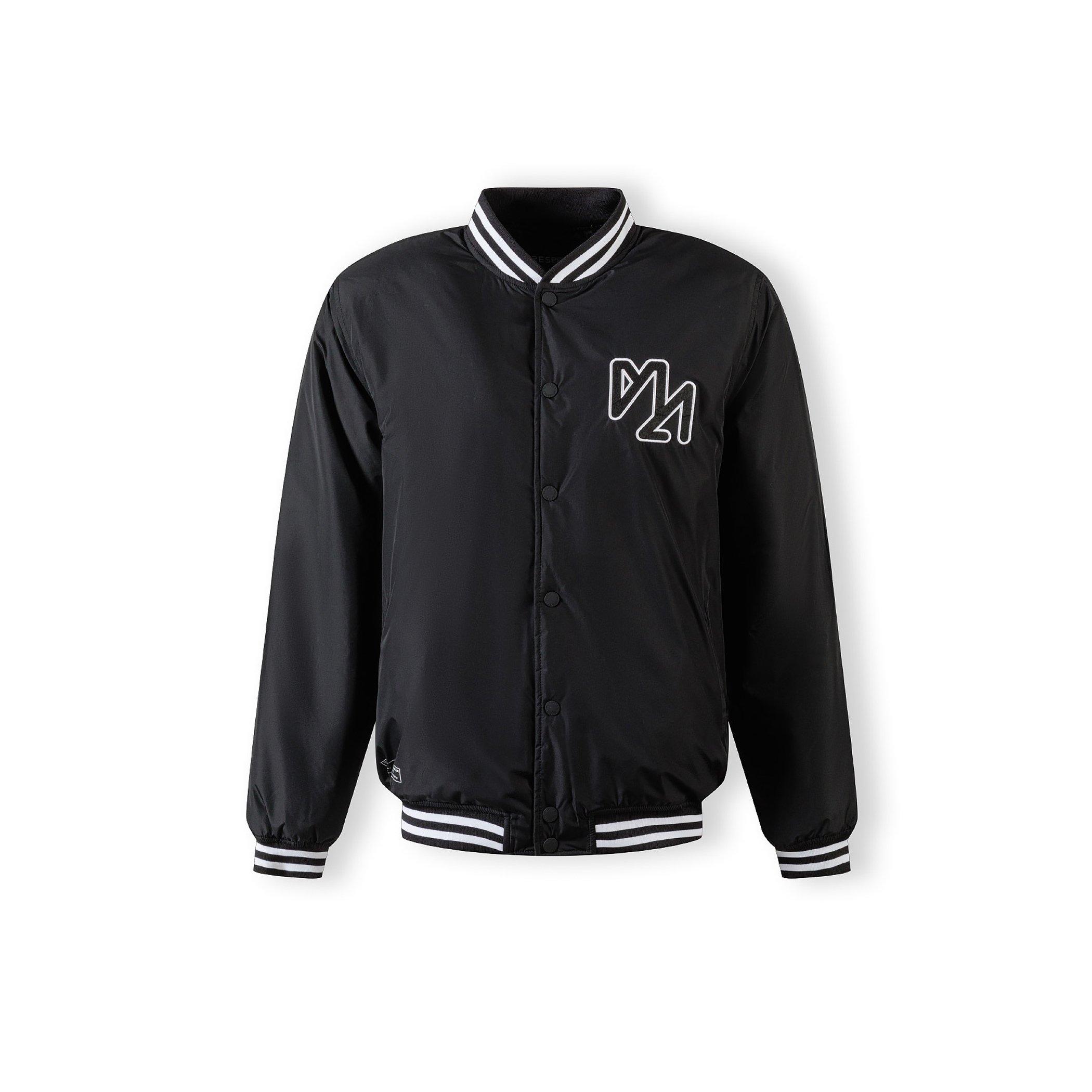 Black - Minoti - Men baseball style jacket detachable hood black - 6