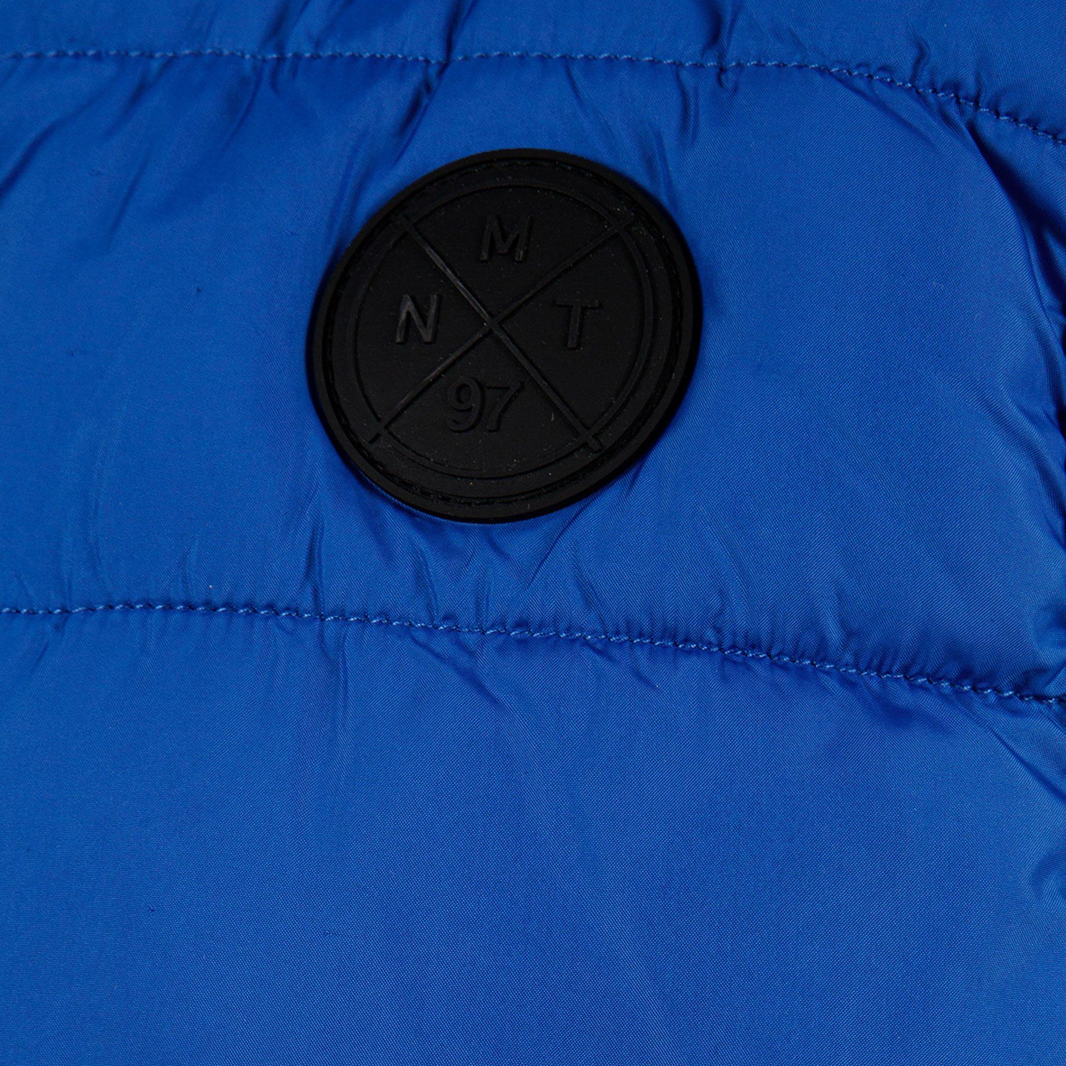 Royal Blue - Minoti - Boys padded gilet with detachable hood cobalt blue - 6